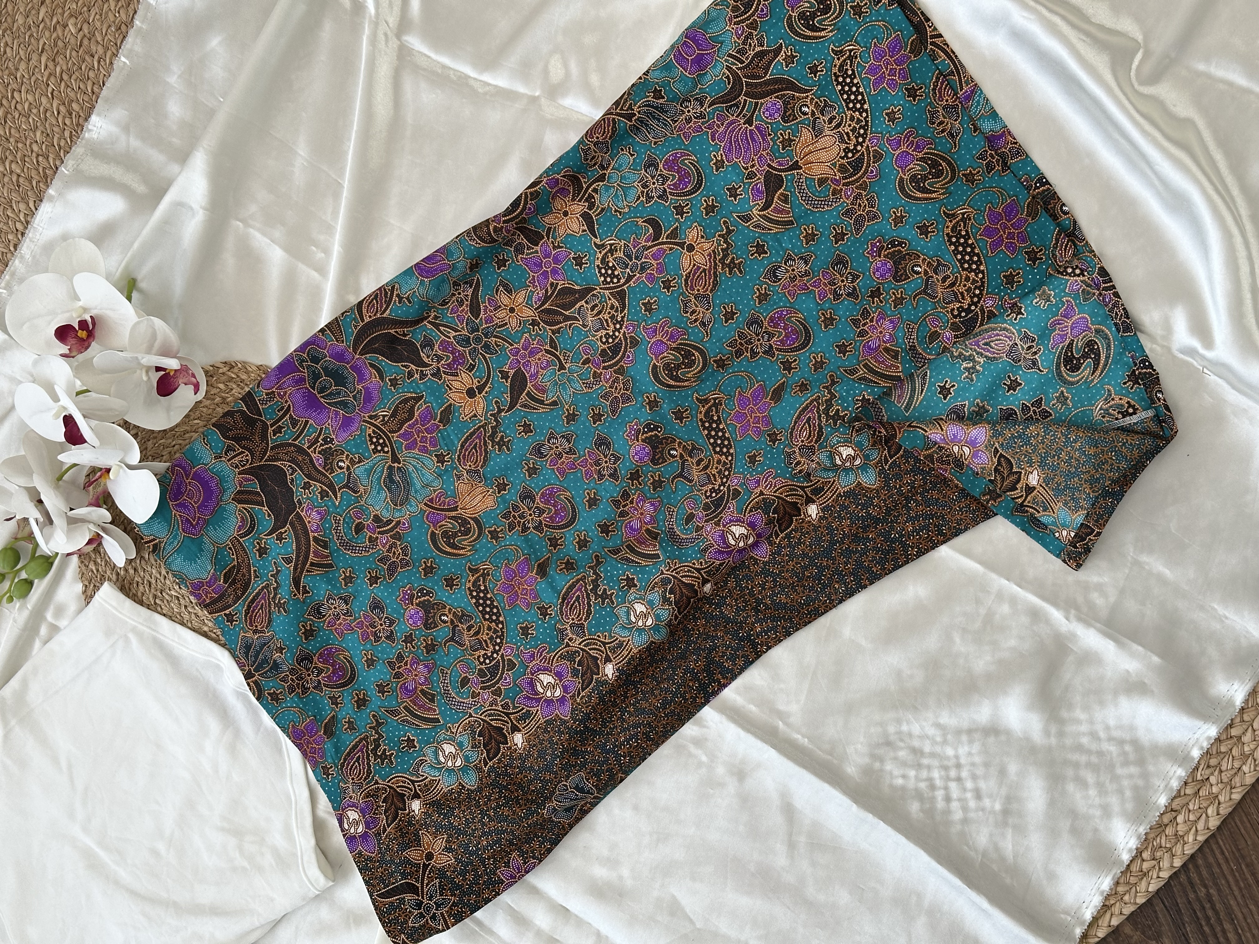Sarong Midi Pencil Skirt (Size XL)