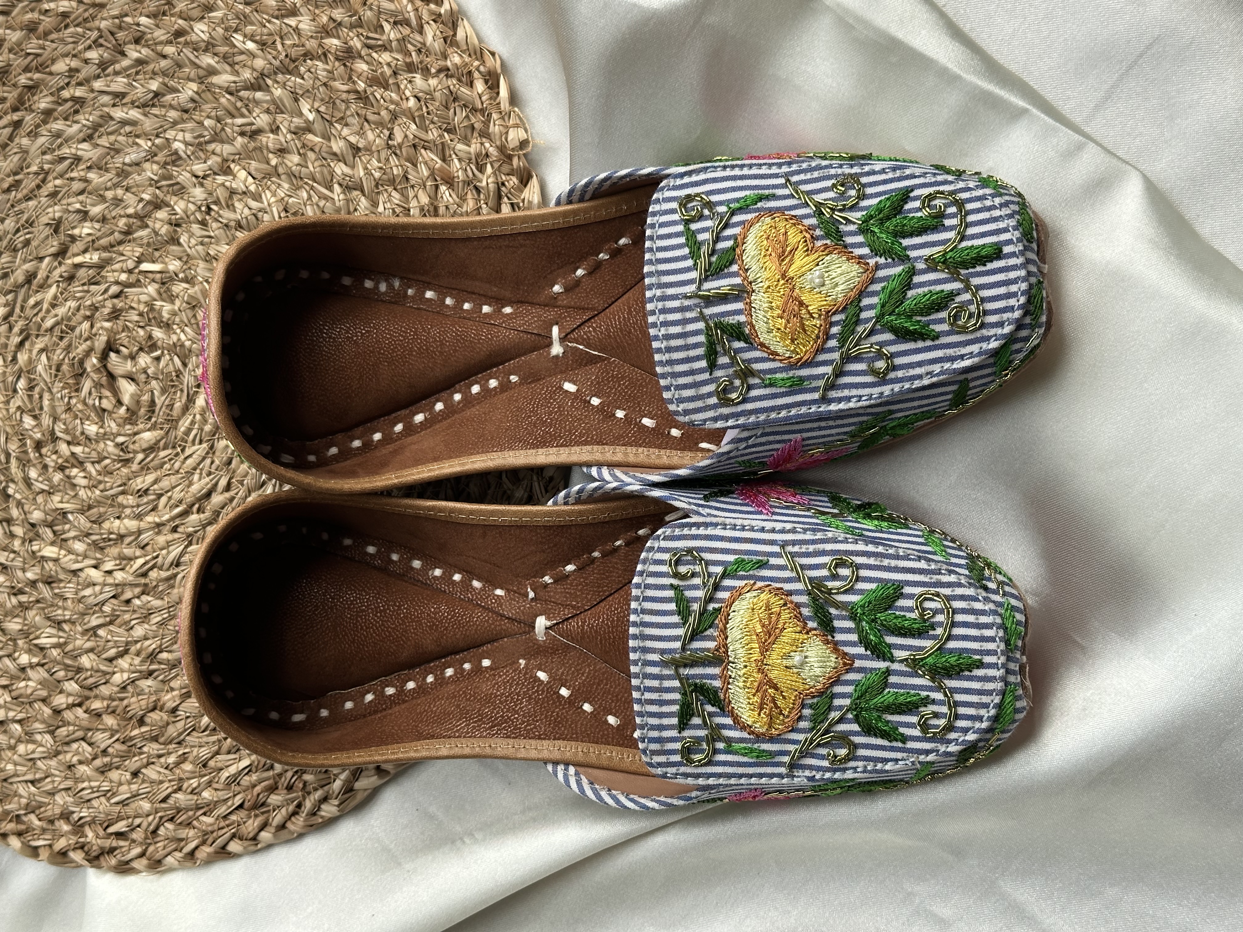 Stripes Embroidered Loafer