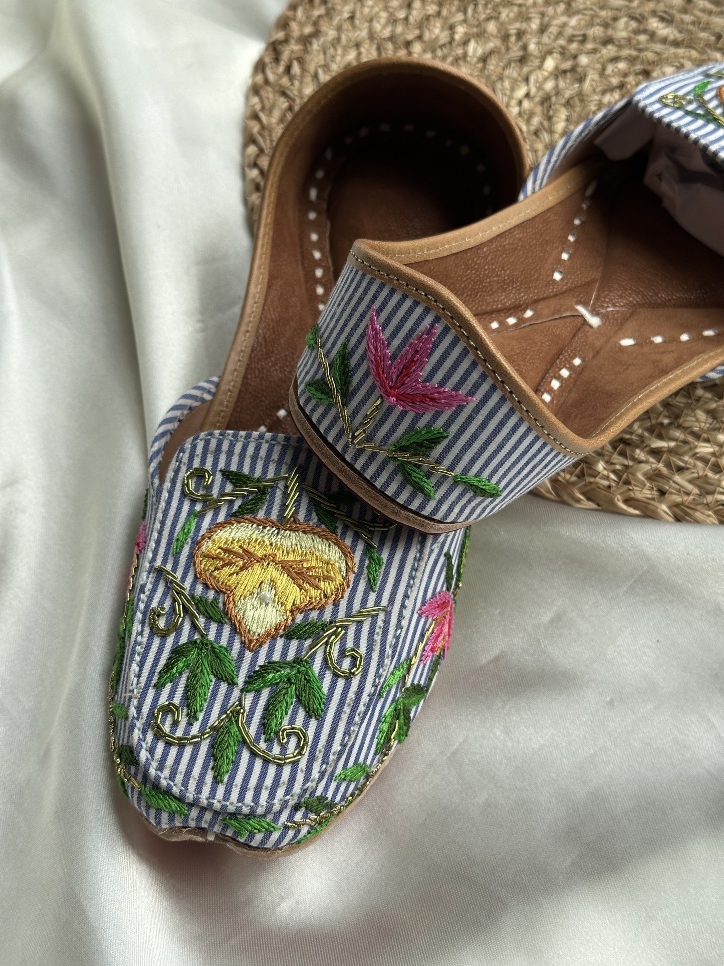 Stripes Embroidered Loafer