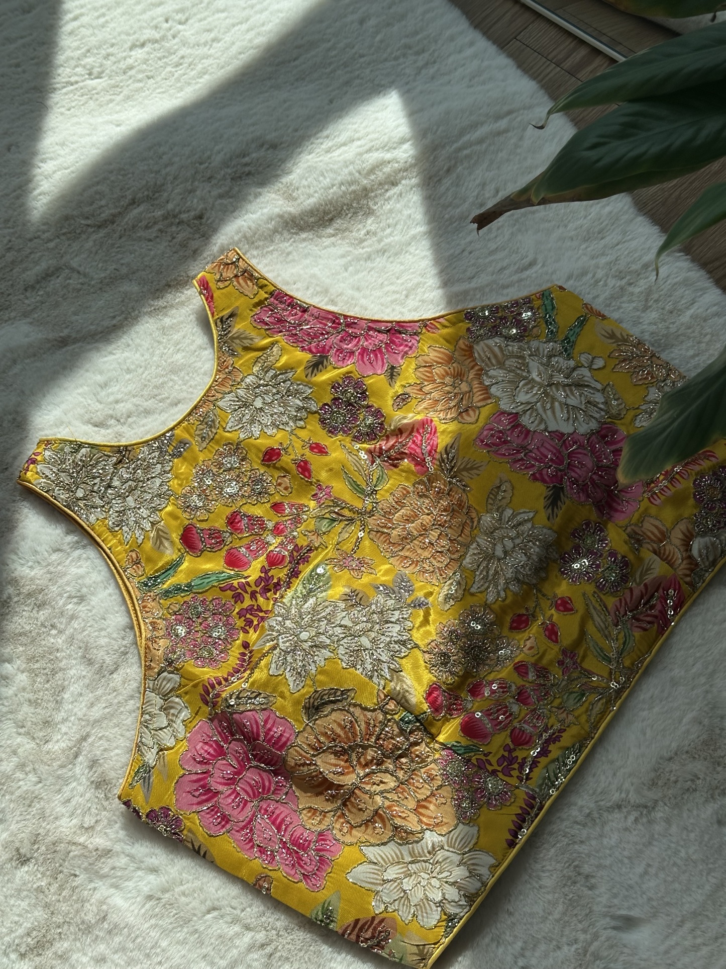 Pure Crepe Halter Neck Blouse