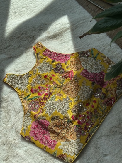 Pure Crepe Halter Neck Blouse