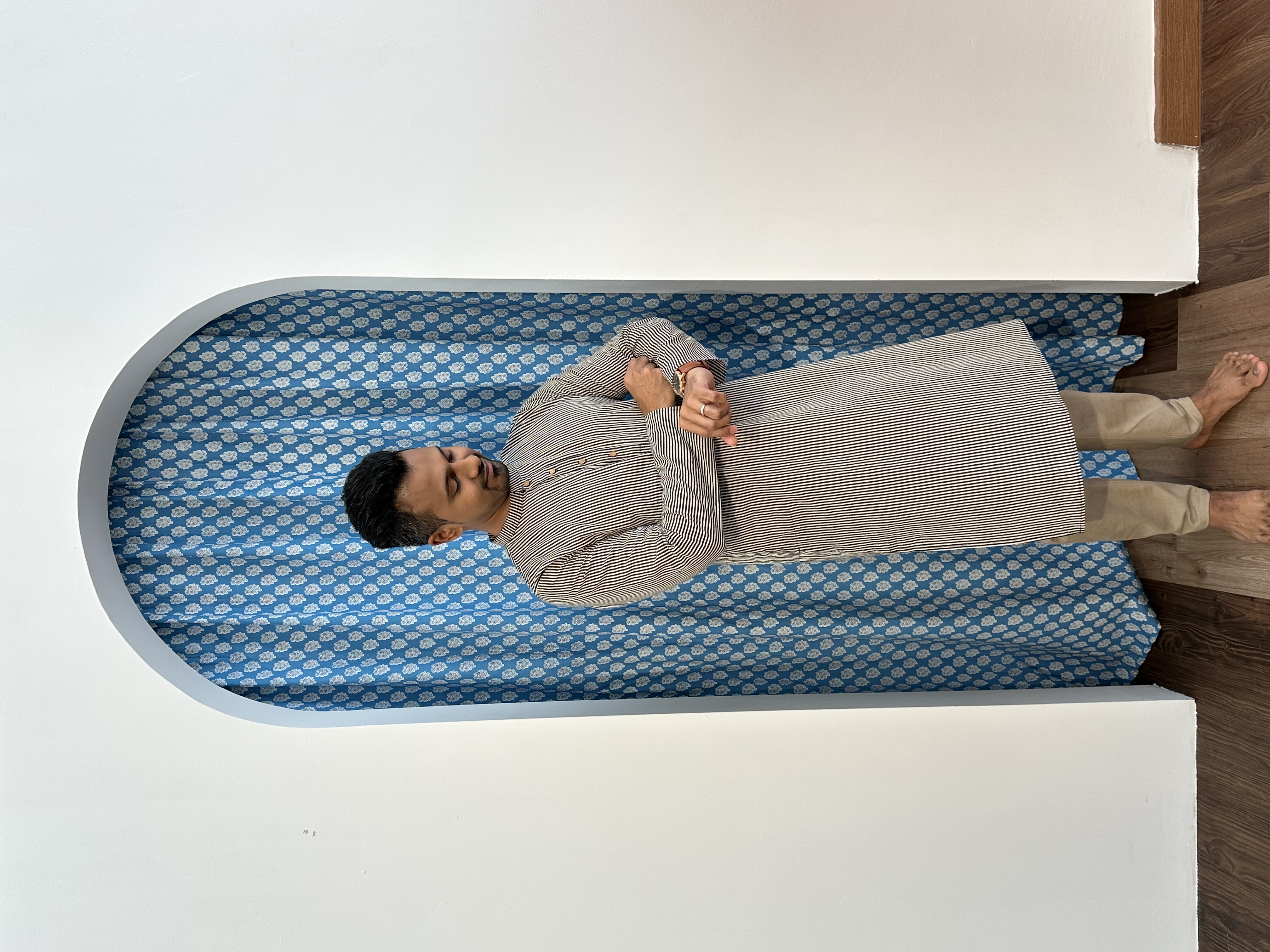 Handblock Stripes Kurta