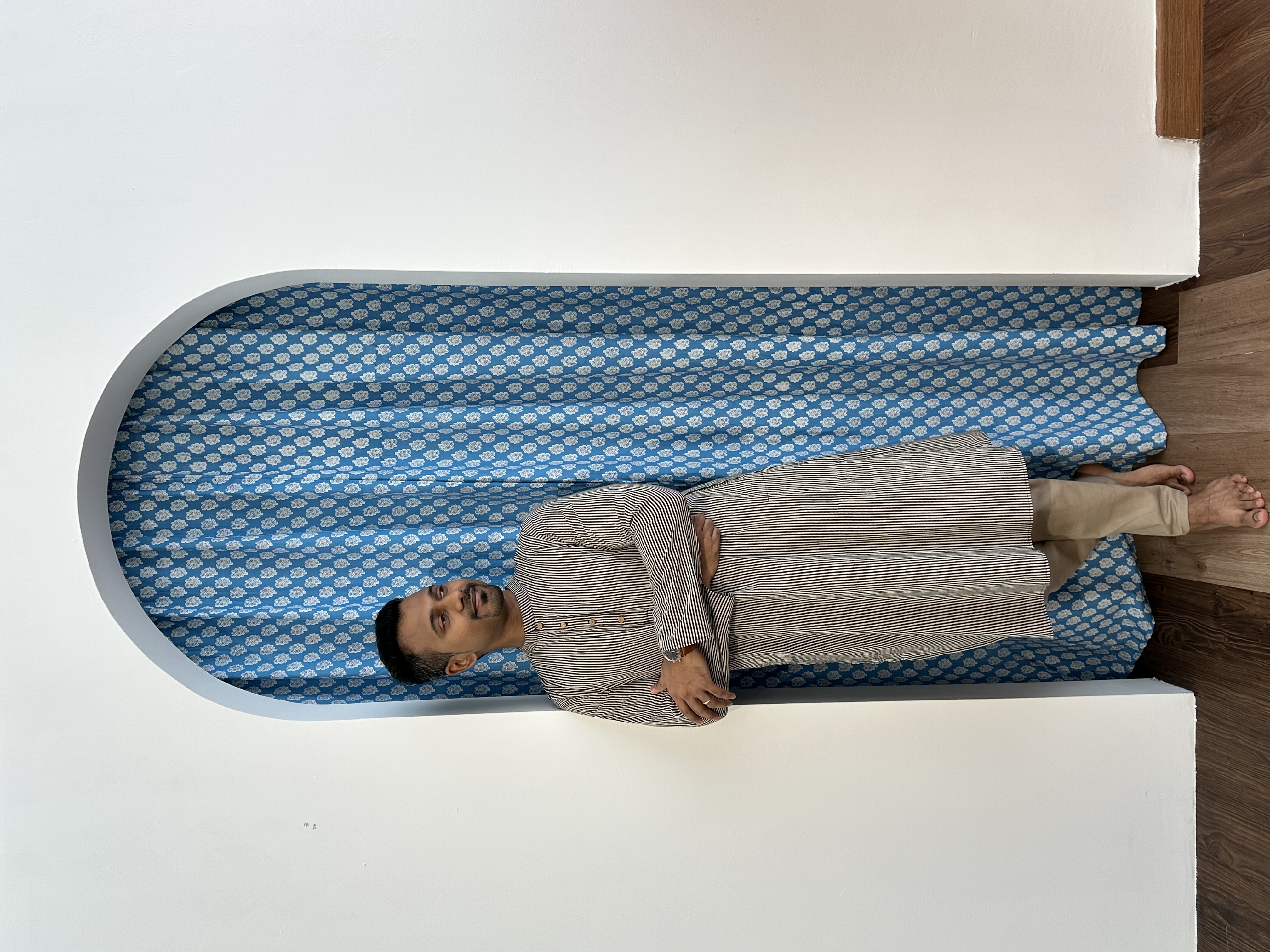 Handblock Stripes Kurta