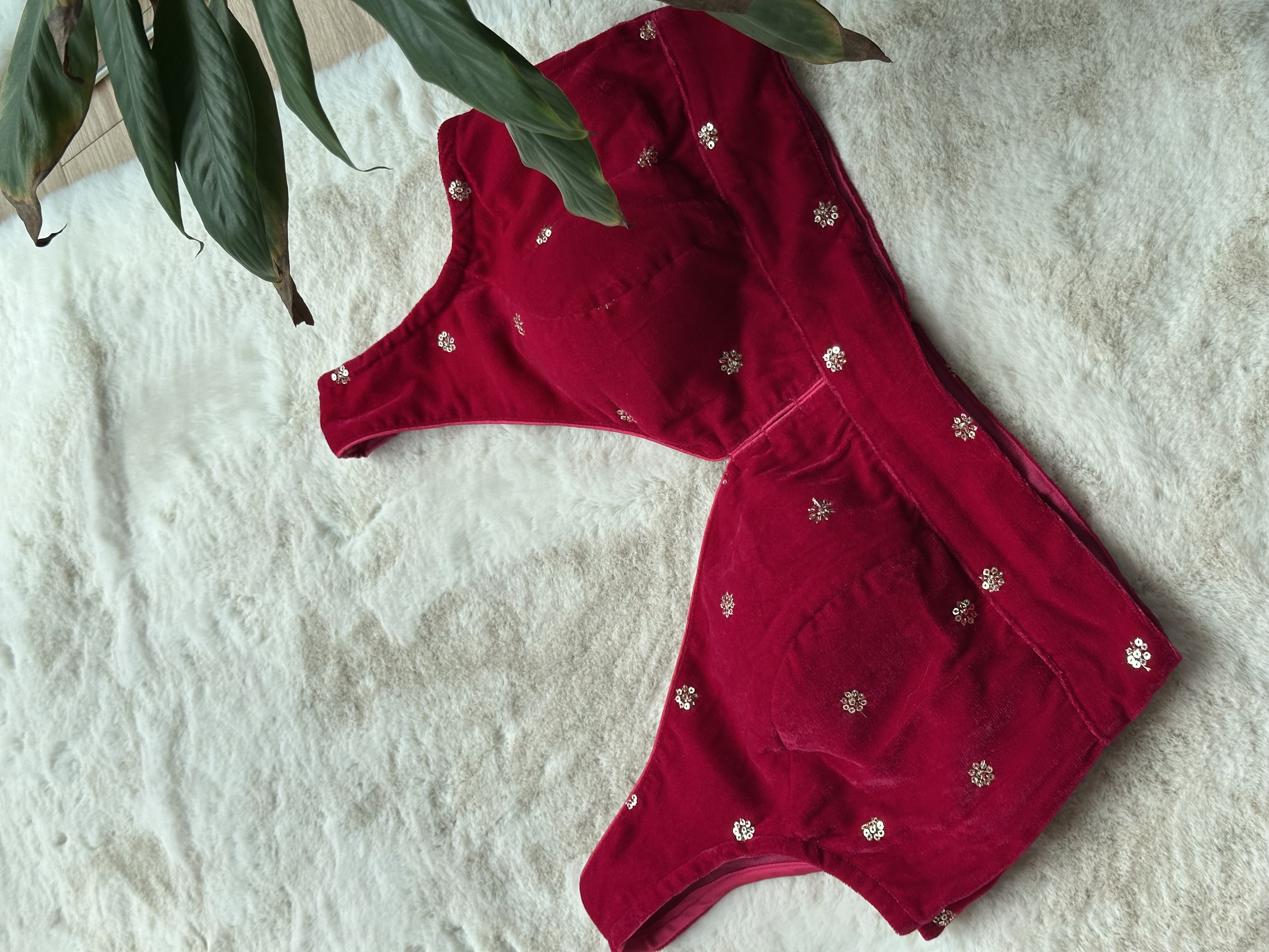 Velvet Readymade Blouse