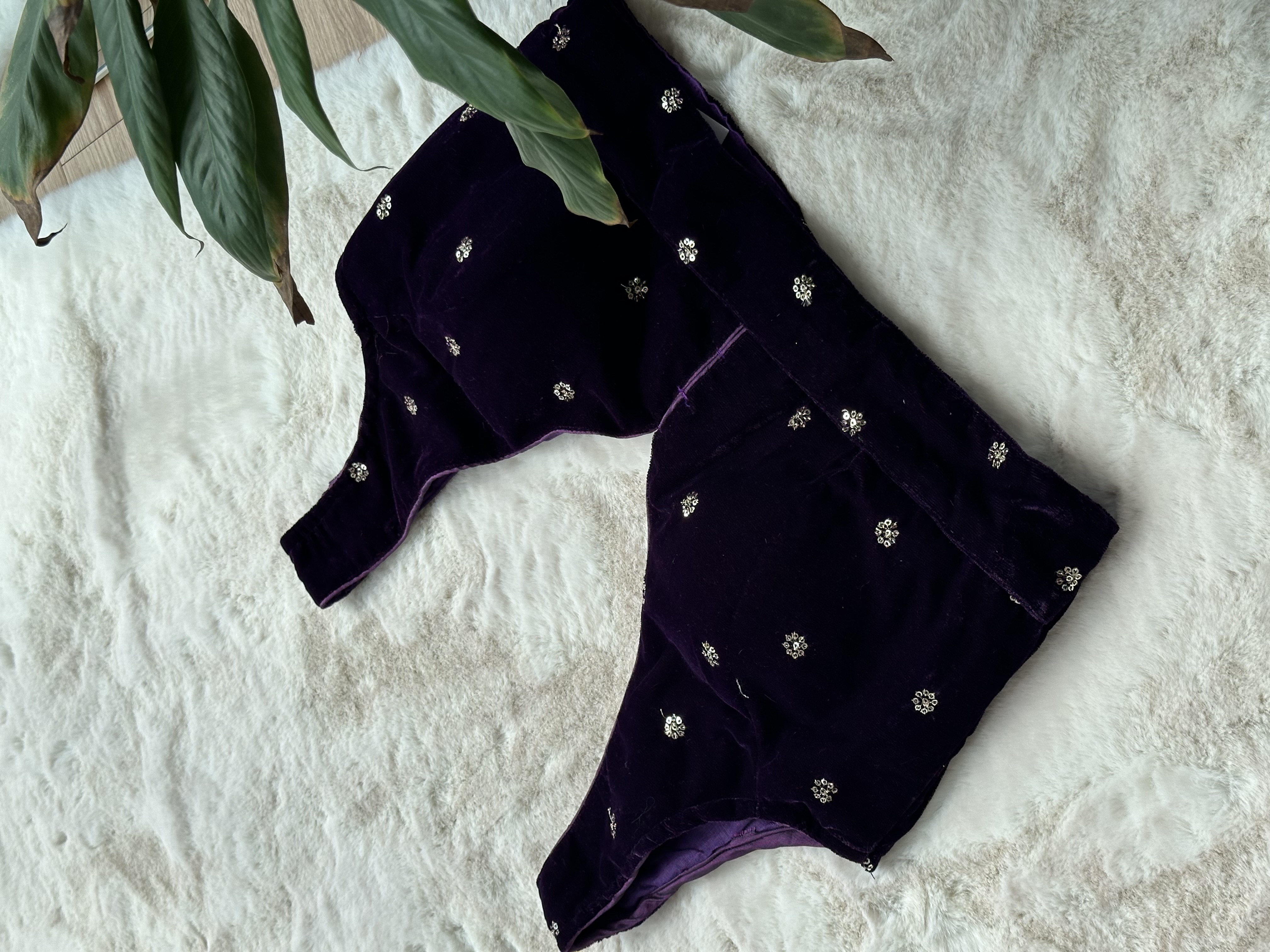 Velvet Readymade Blouse