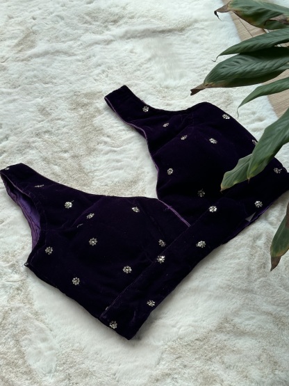 Velvet Readymade Blouse