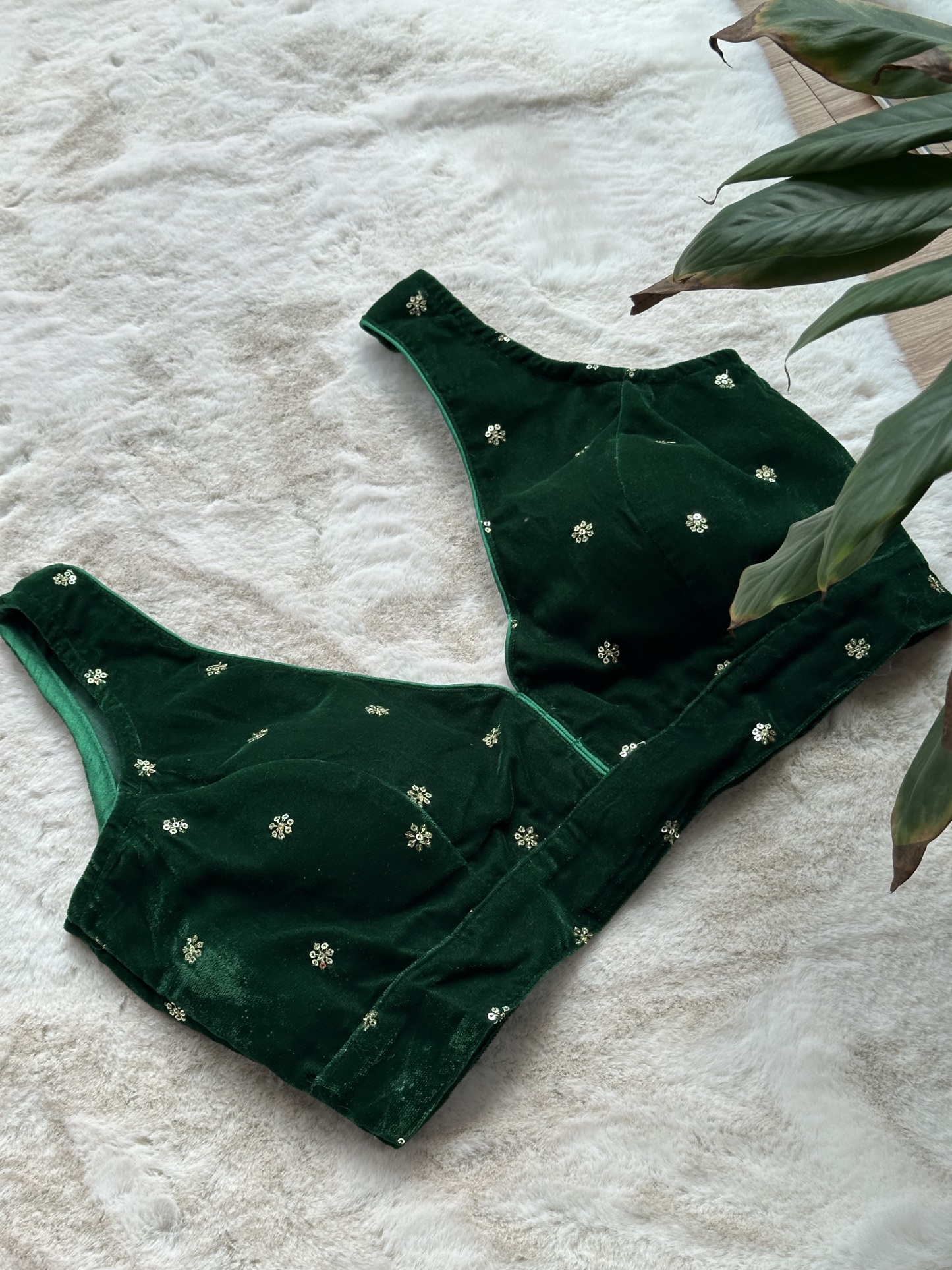 Velvet Readymade Blouse