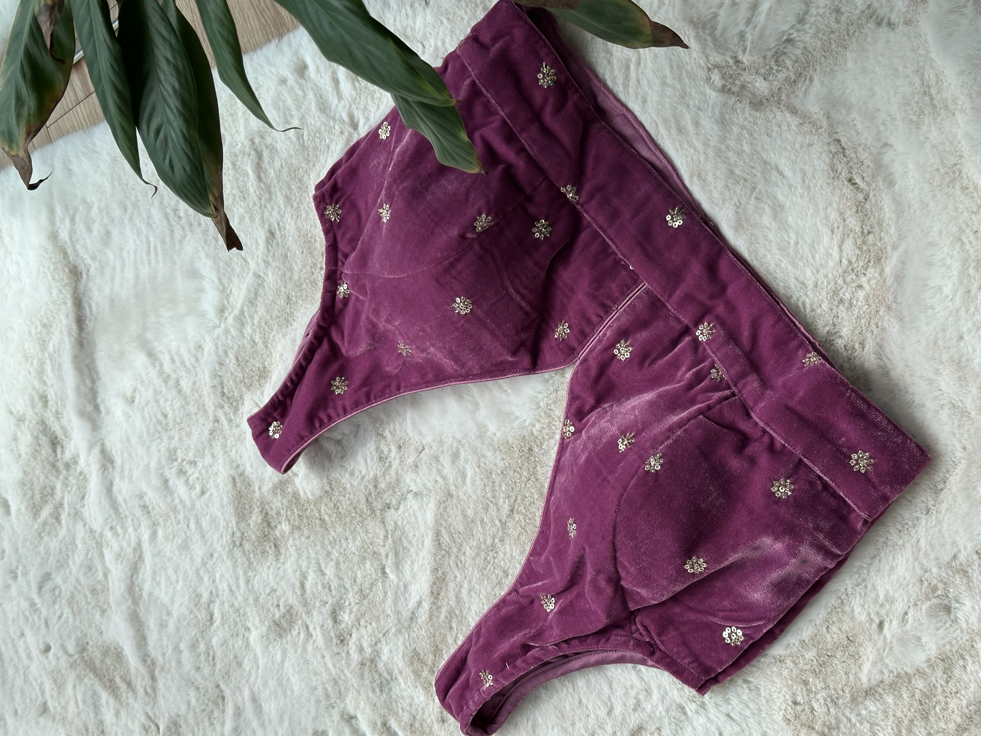 Velvet Readymade Blouse
