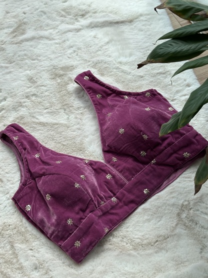Velvet Readymade Blouse