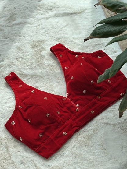 Velvet Readymade Blouse