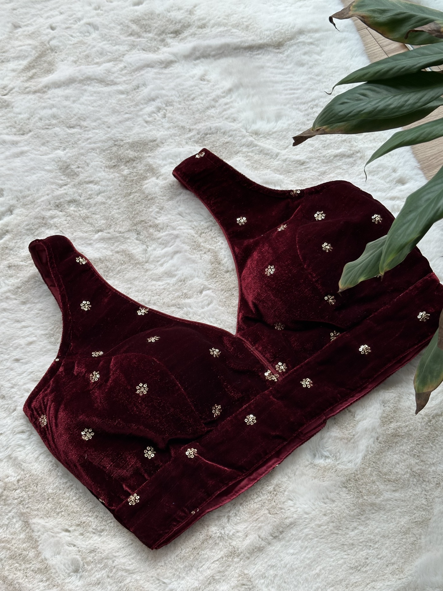 Velvet Readymade Blouse