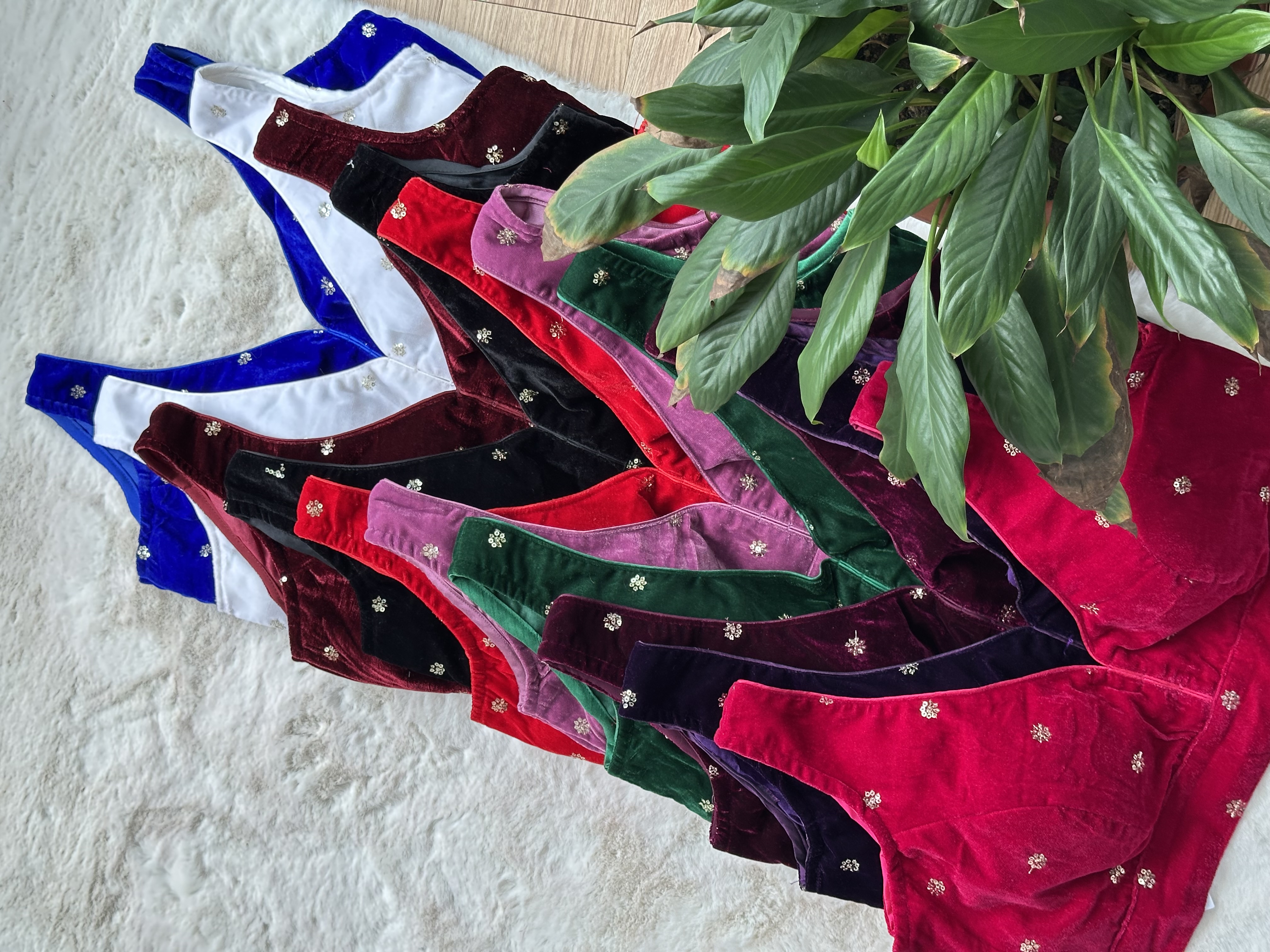 Velvet Readymade Blouse