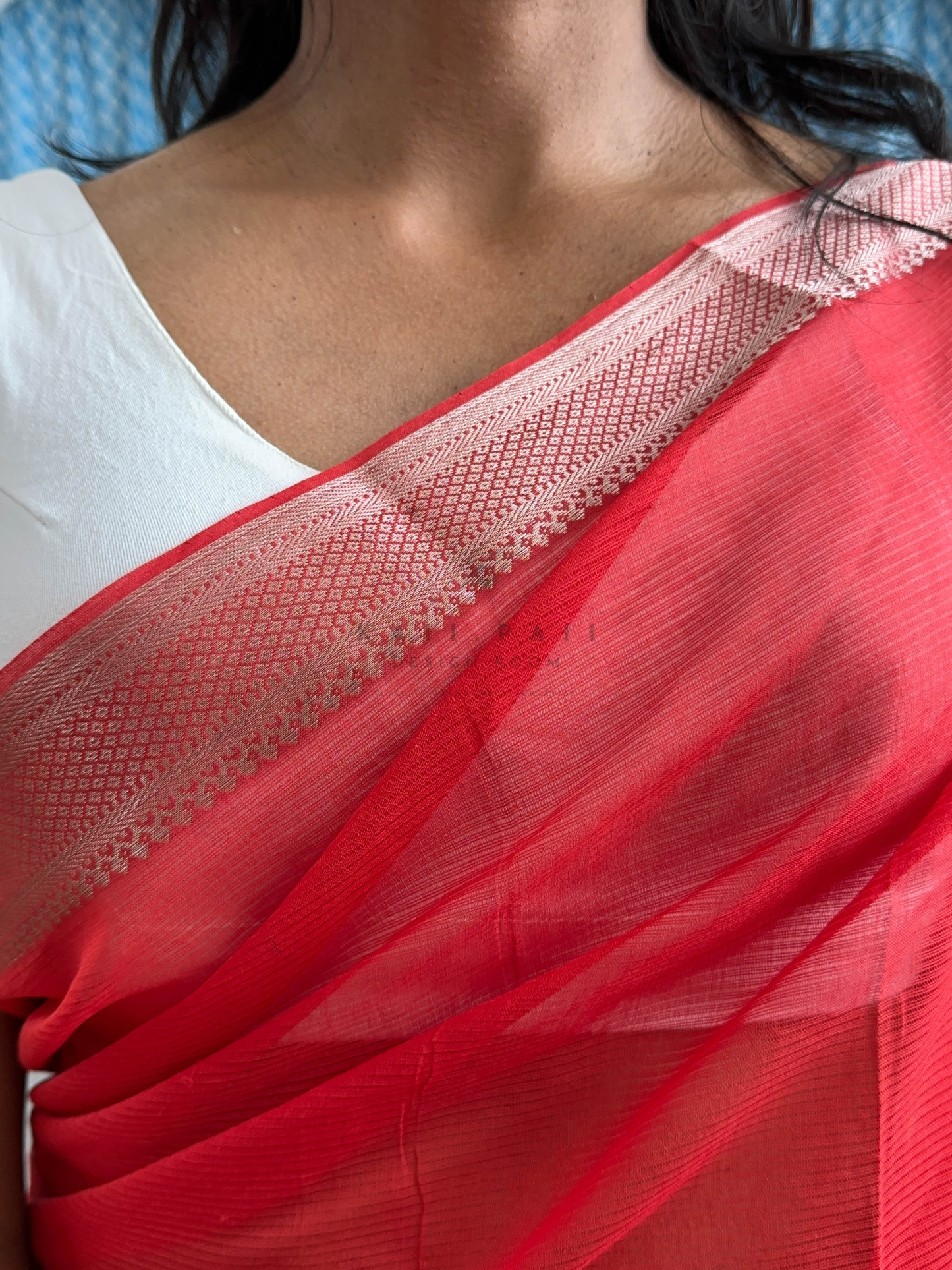 Mangalagiri Silver Border