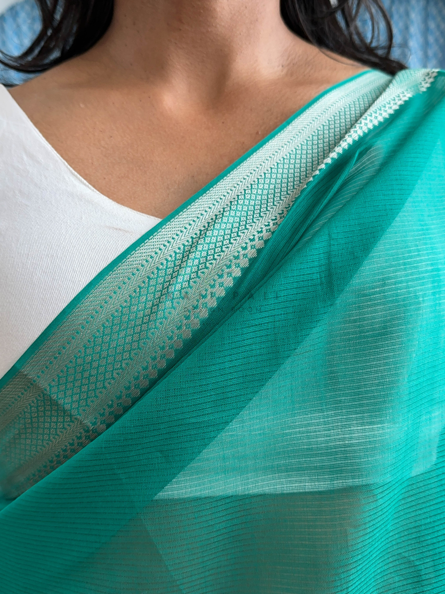 Mangalagiri Silver Border