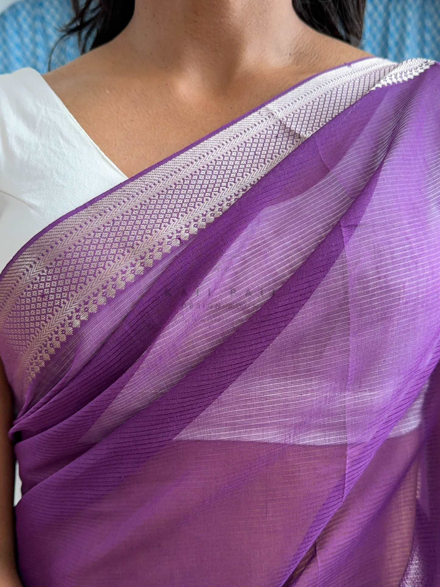 Mangalagiri Silver Border