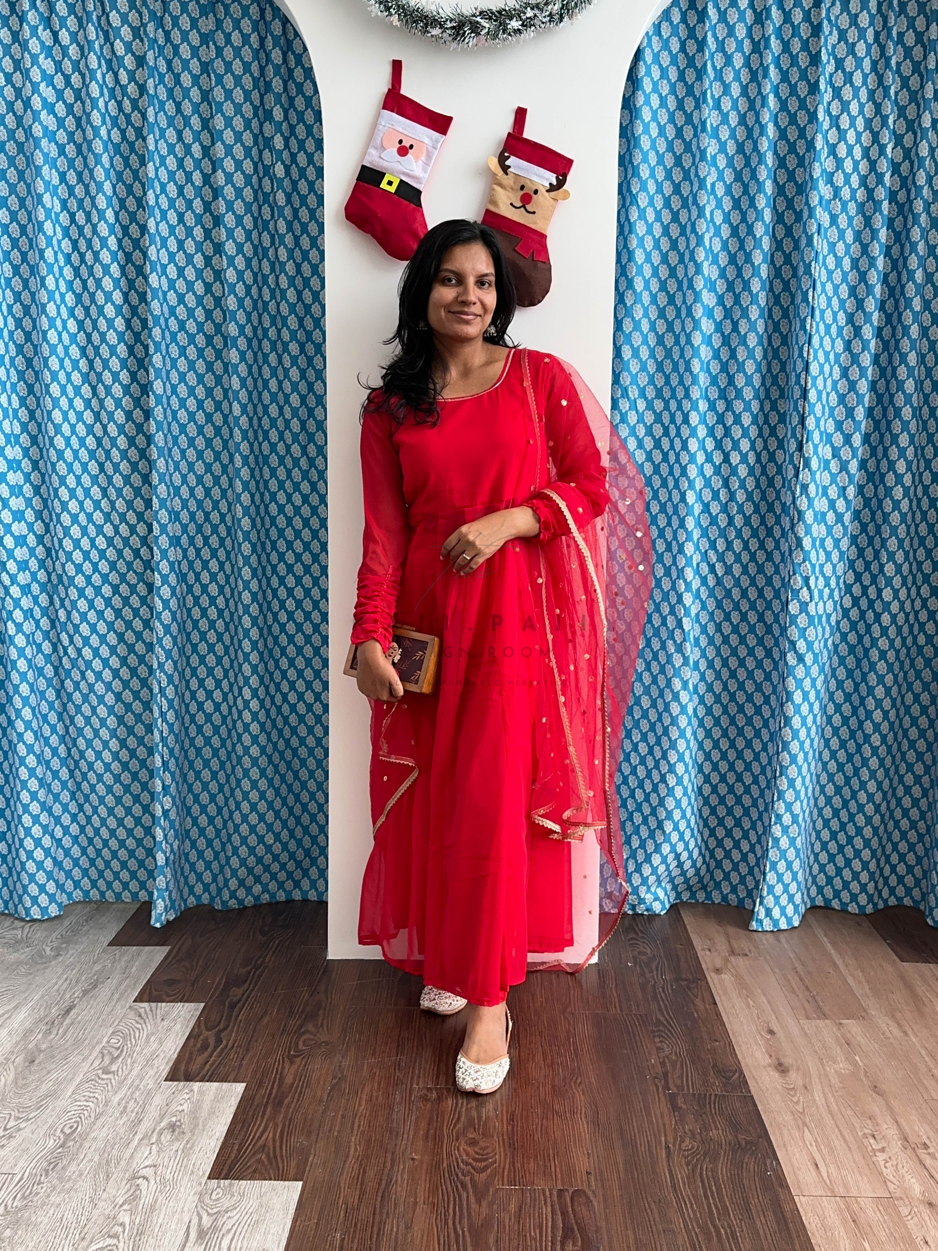 Long Sleeve A Line Suit