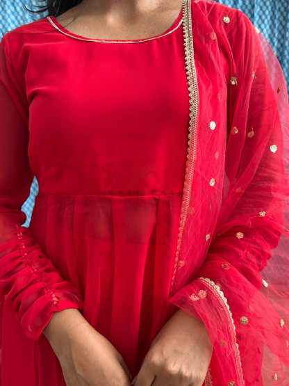 Long Sleeve A Line Suit