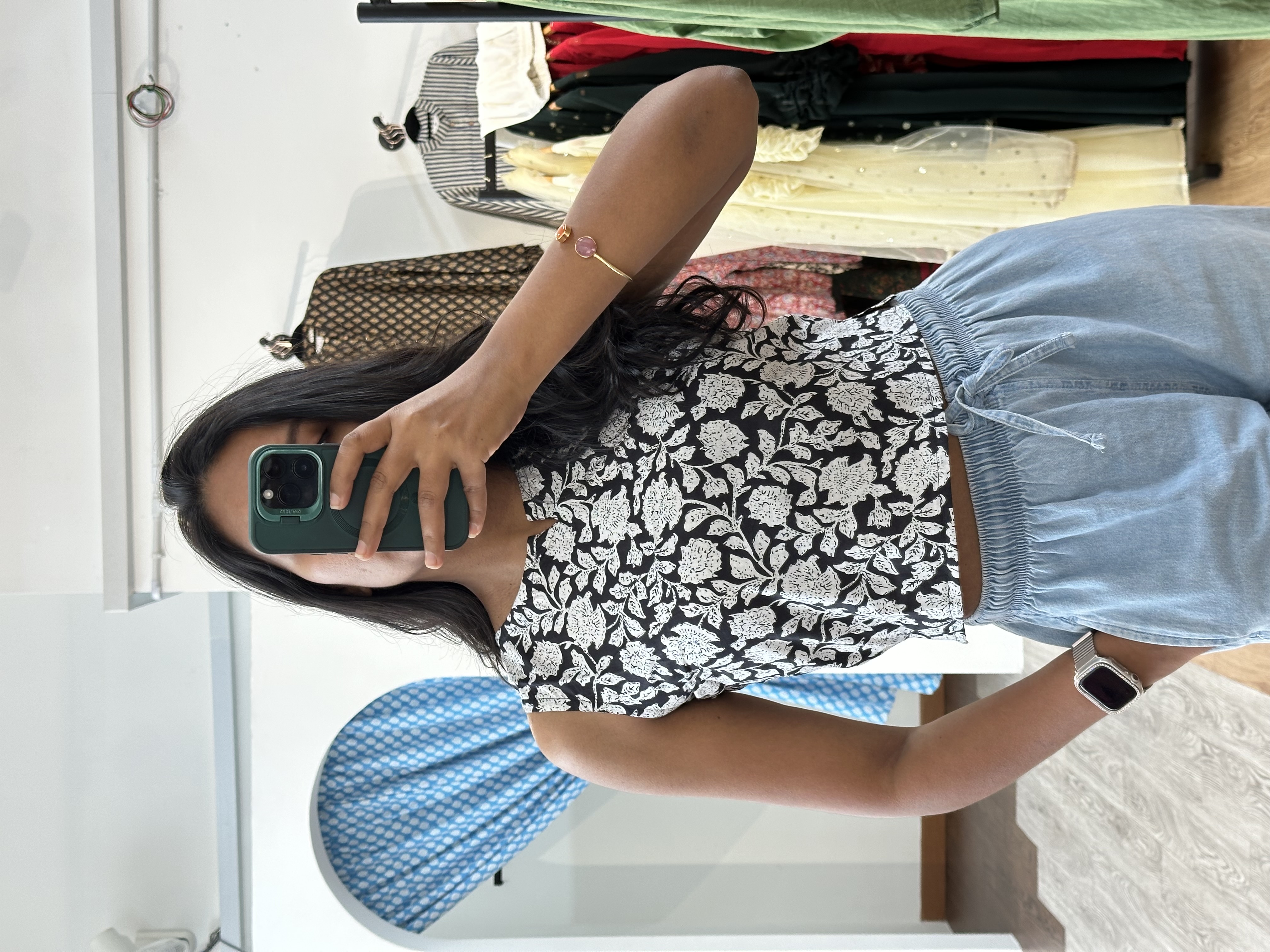 Cotton Crop Top (Black)