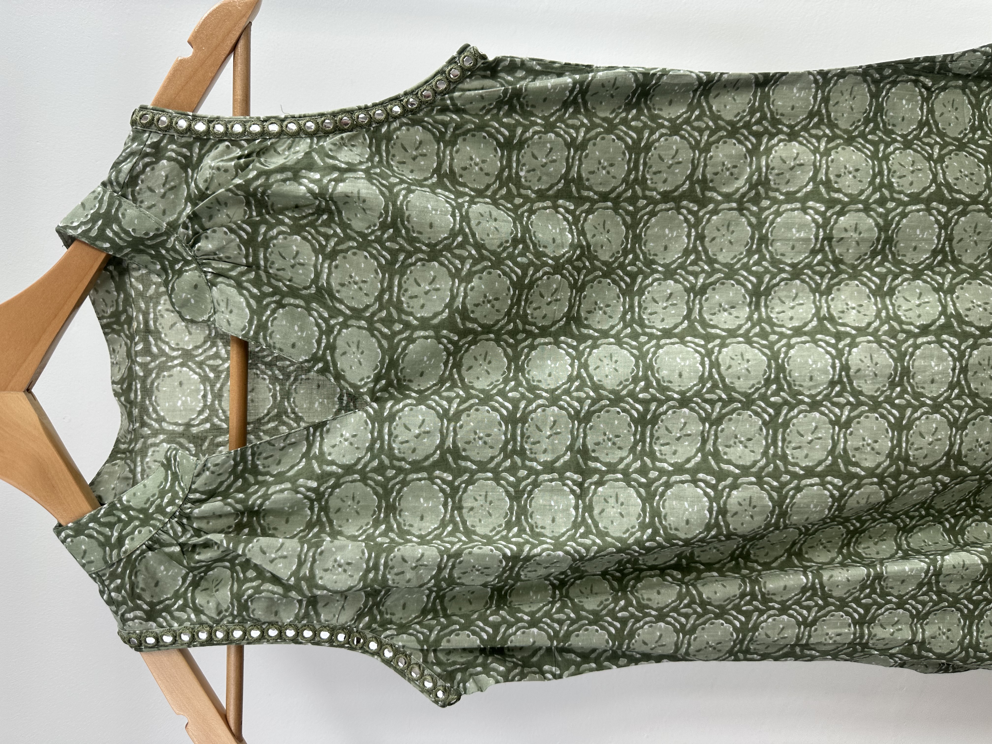 Sleeveless Cotton Kurta