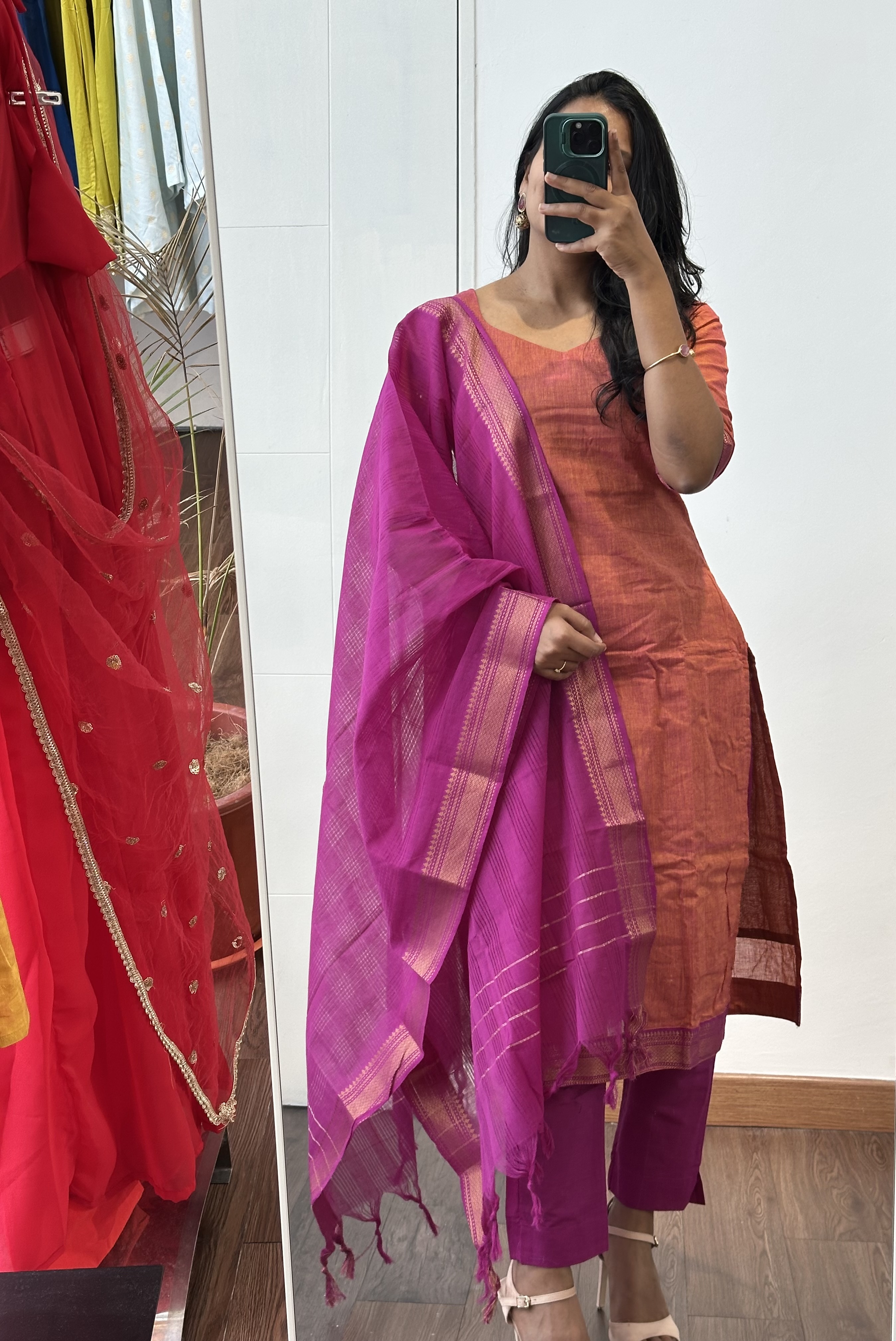 Mangalagiri Cotton Suit