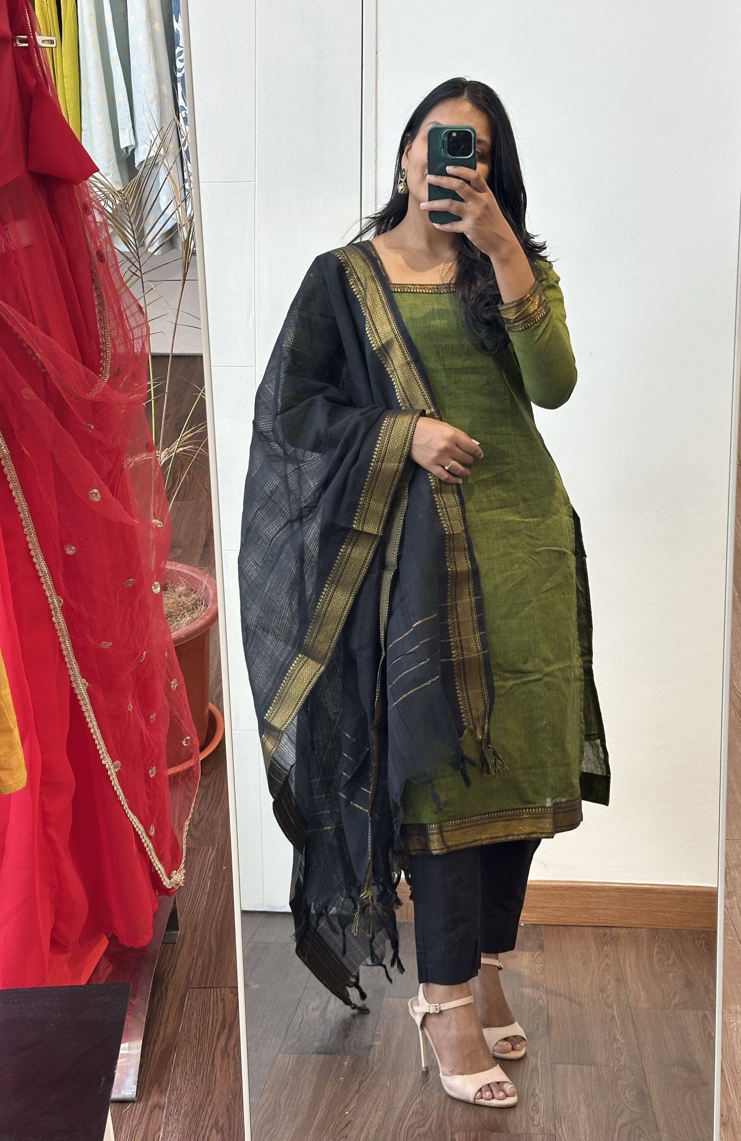 Mangalagiri Cotton Suit