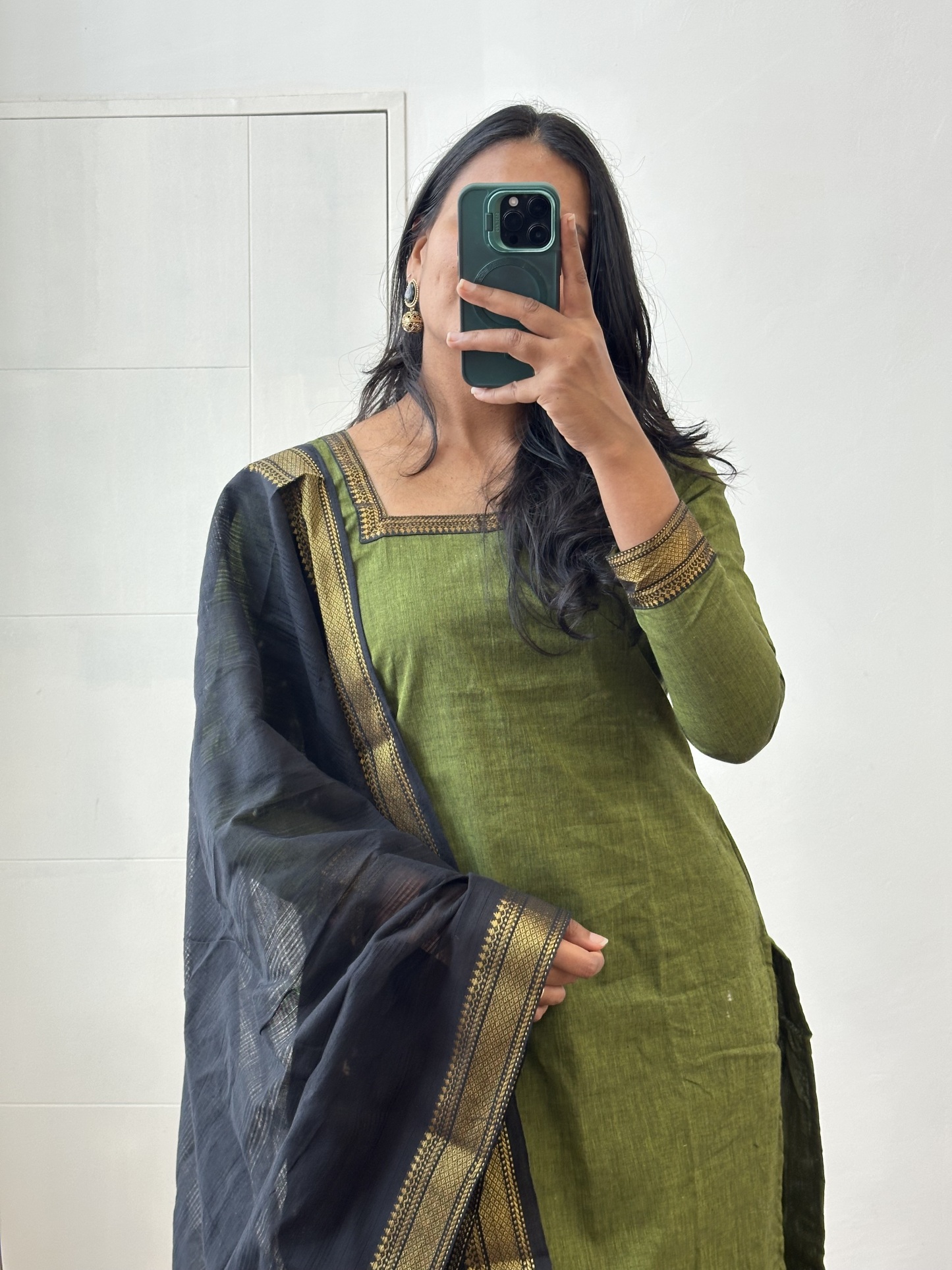 Mangalagiri Cotton Suit