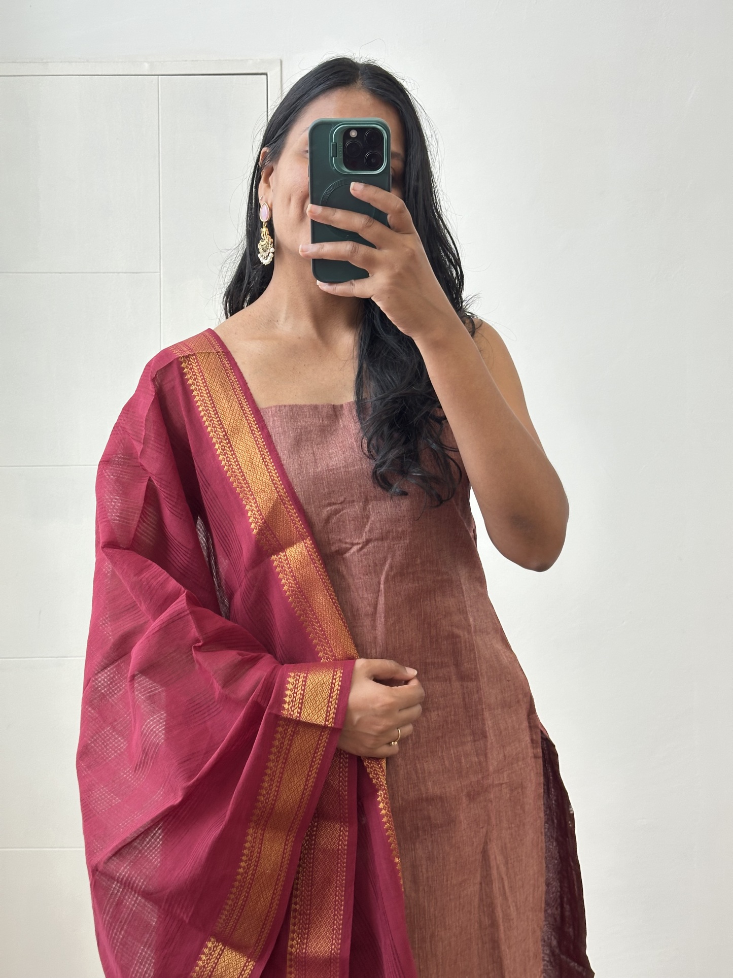Mangalagiri Cotton Suit