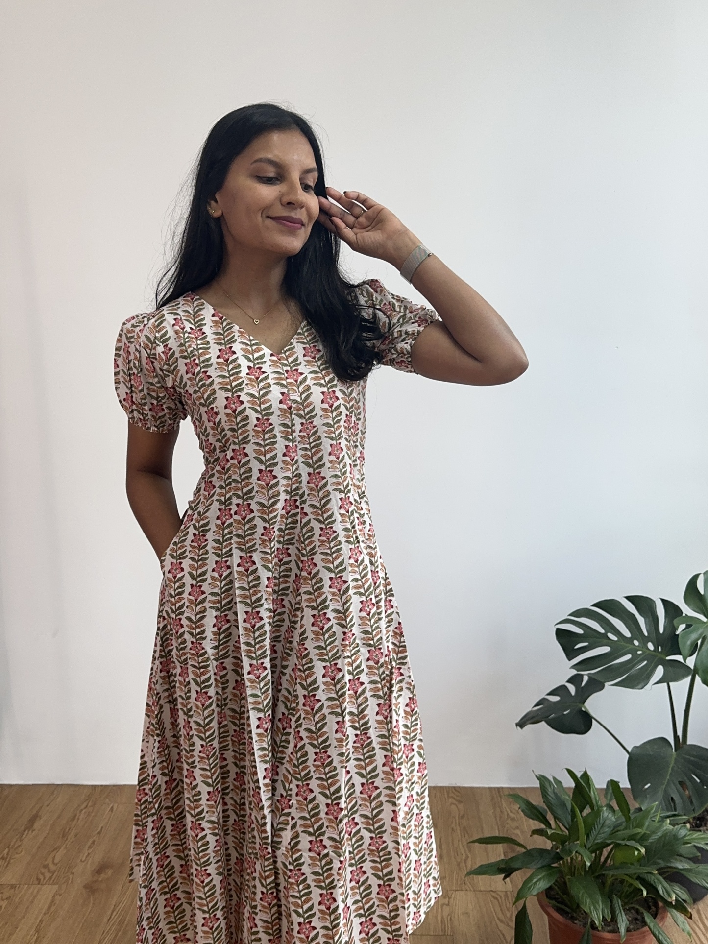 Panel Silhouette Dress