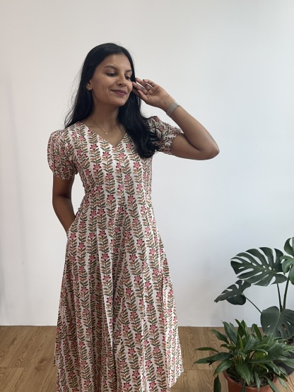 Panel Silhouette Dress