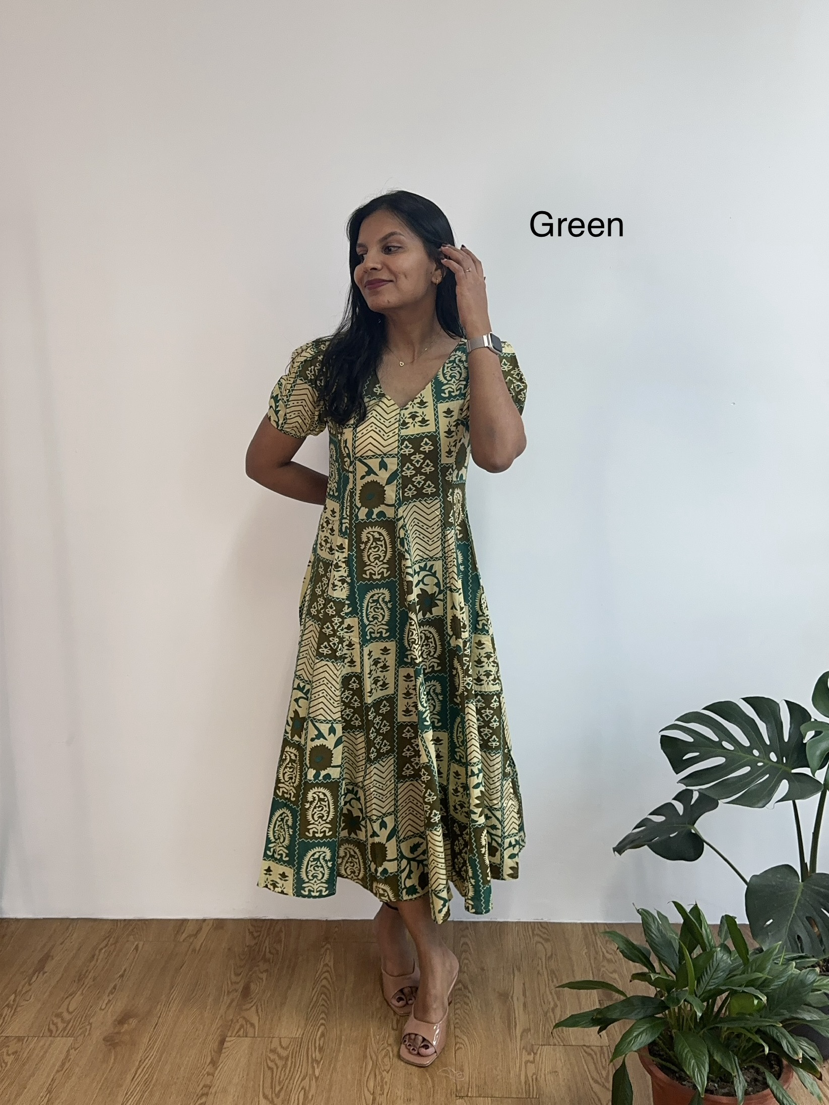 Panel Silhouette Dress