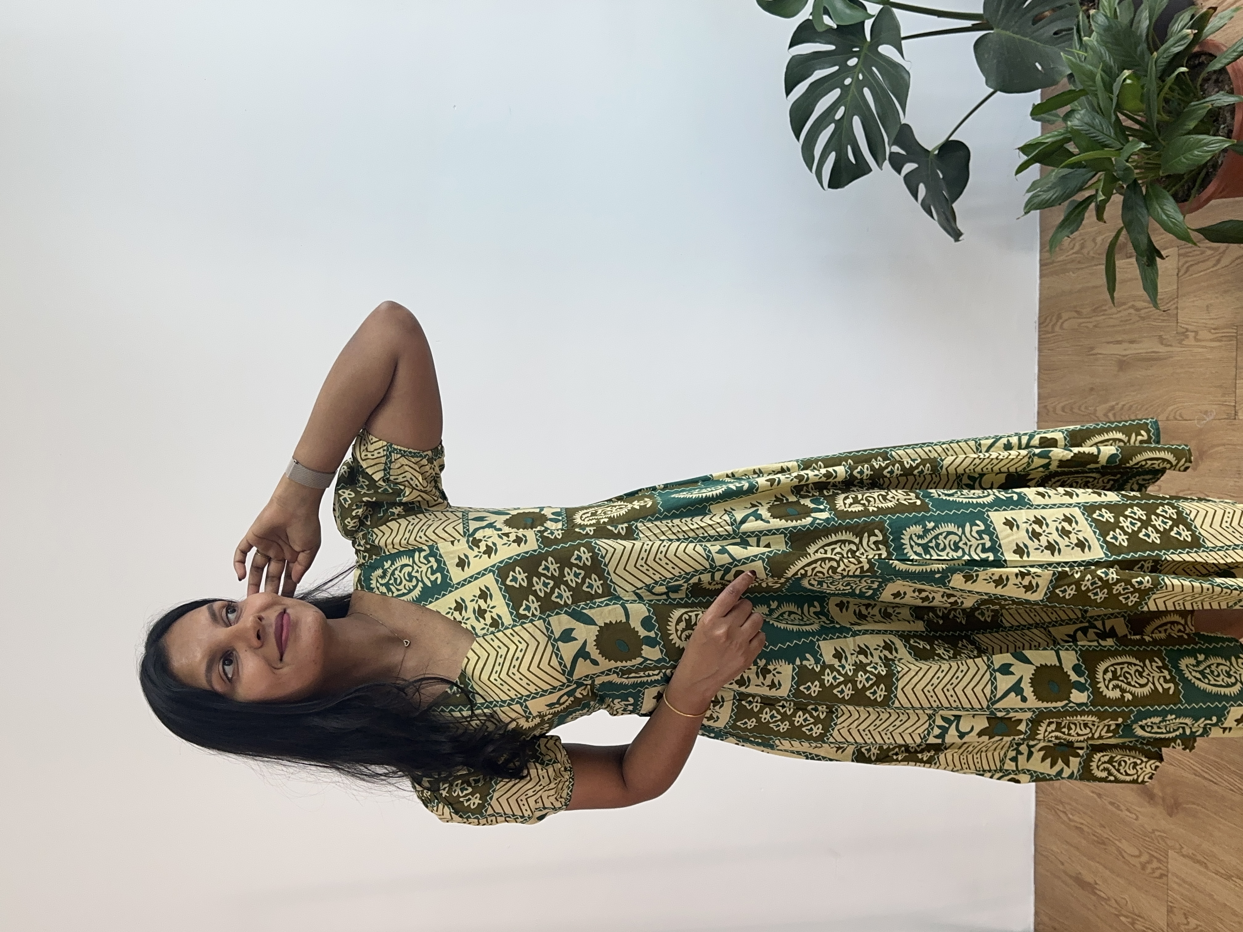 Panel Silhouette Dress