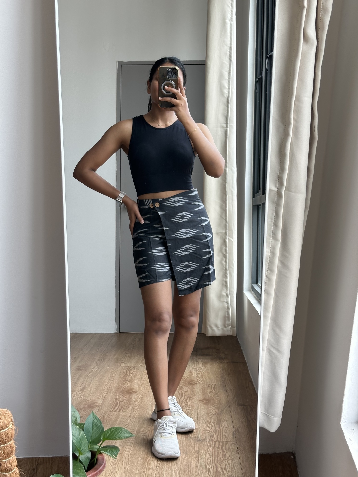 Handloom Cotton Skort