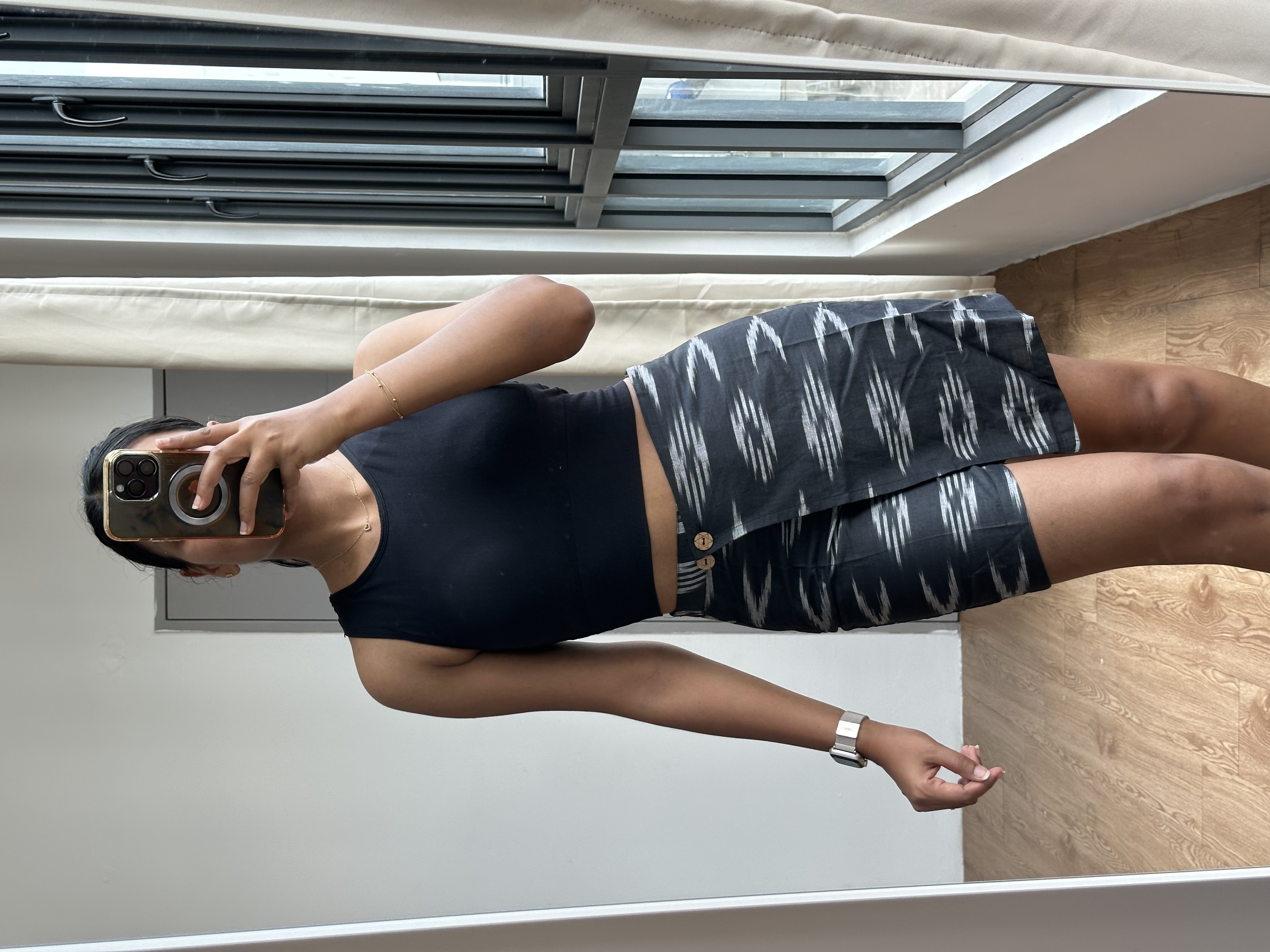 Handloom Cotton Skort