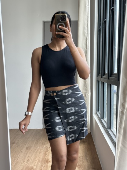 Handloom Cotton Skort