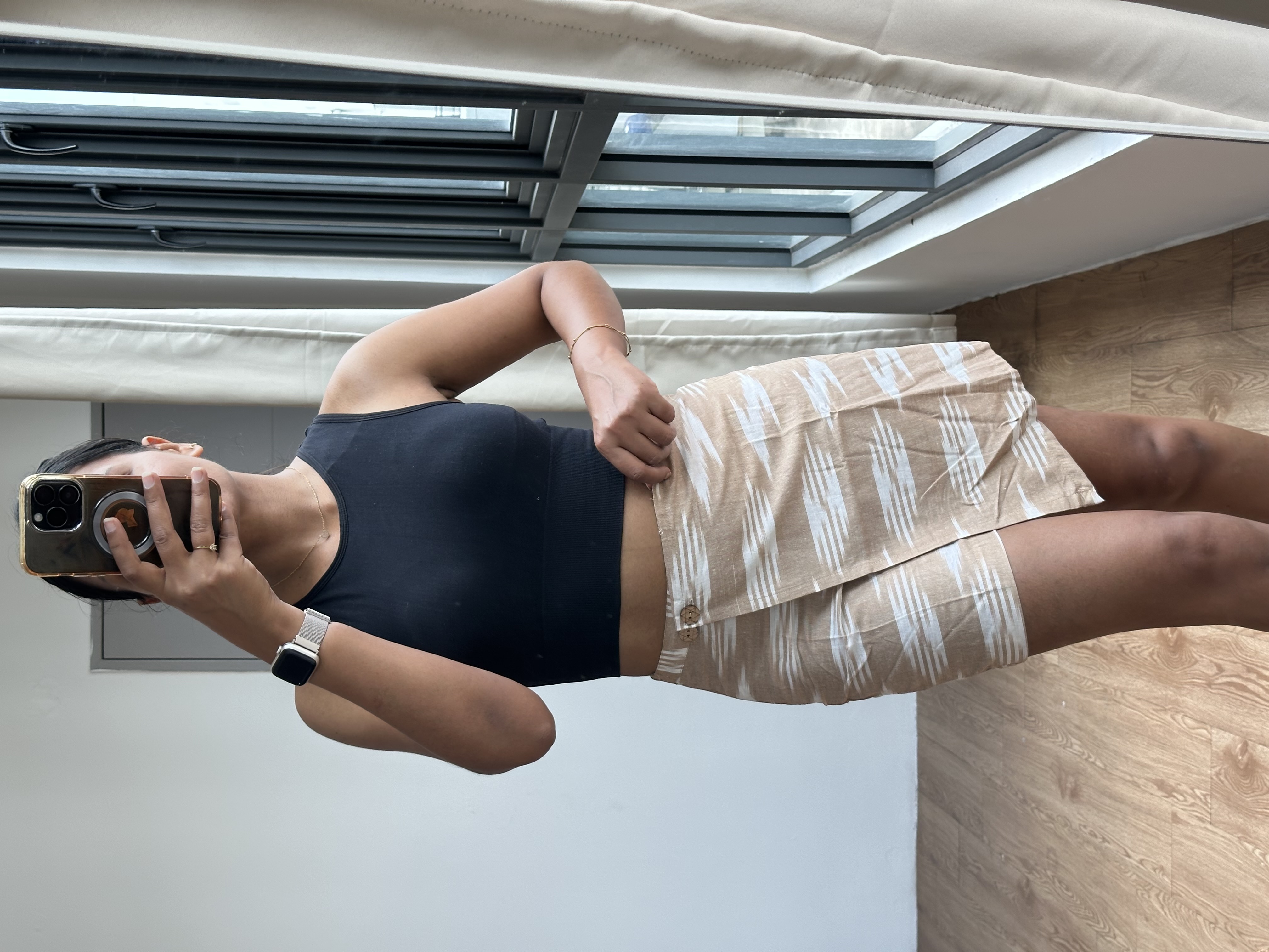 Handloom Cotton Skort