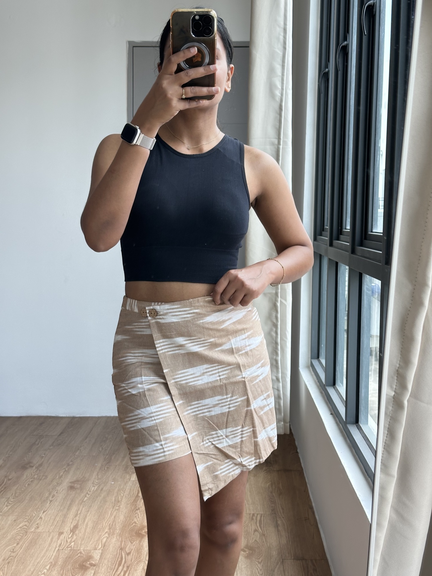 Handloom Cotton Skort