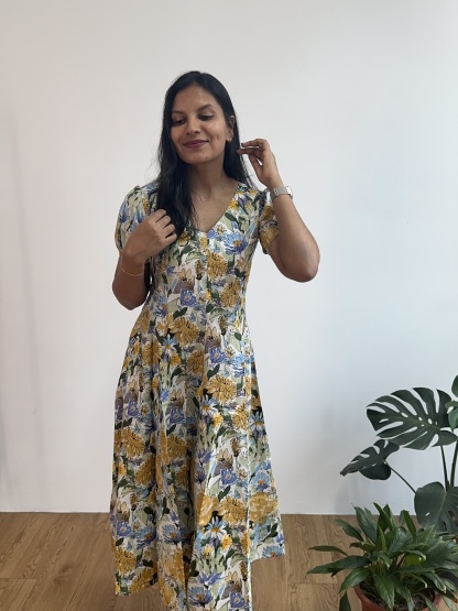 Panel Silhouette Dress