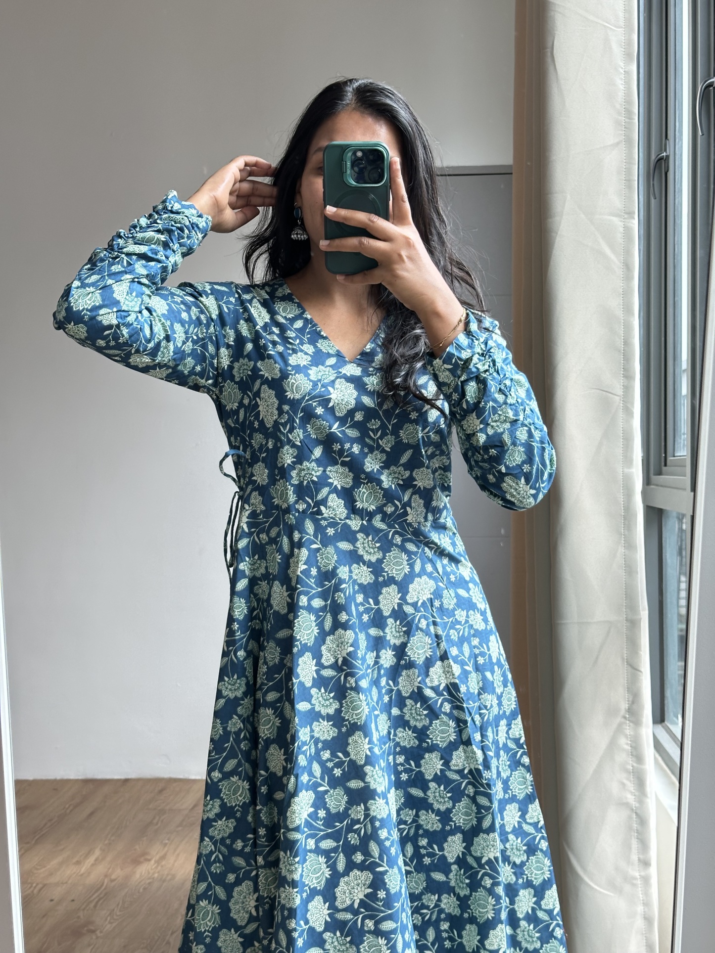 Angrakha Anarkali Dress