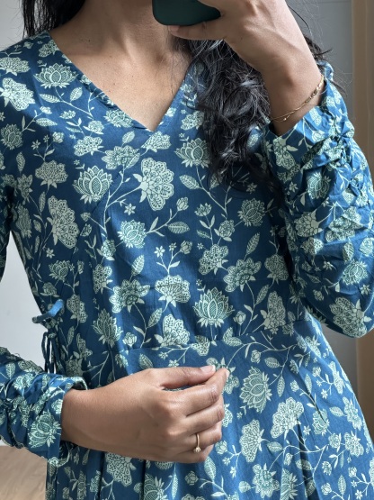 Angrakha Anarkali Dress