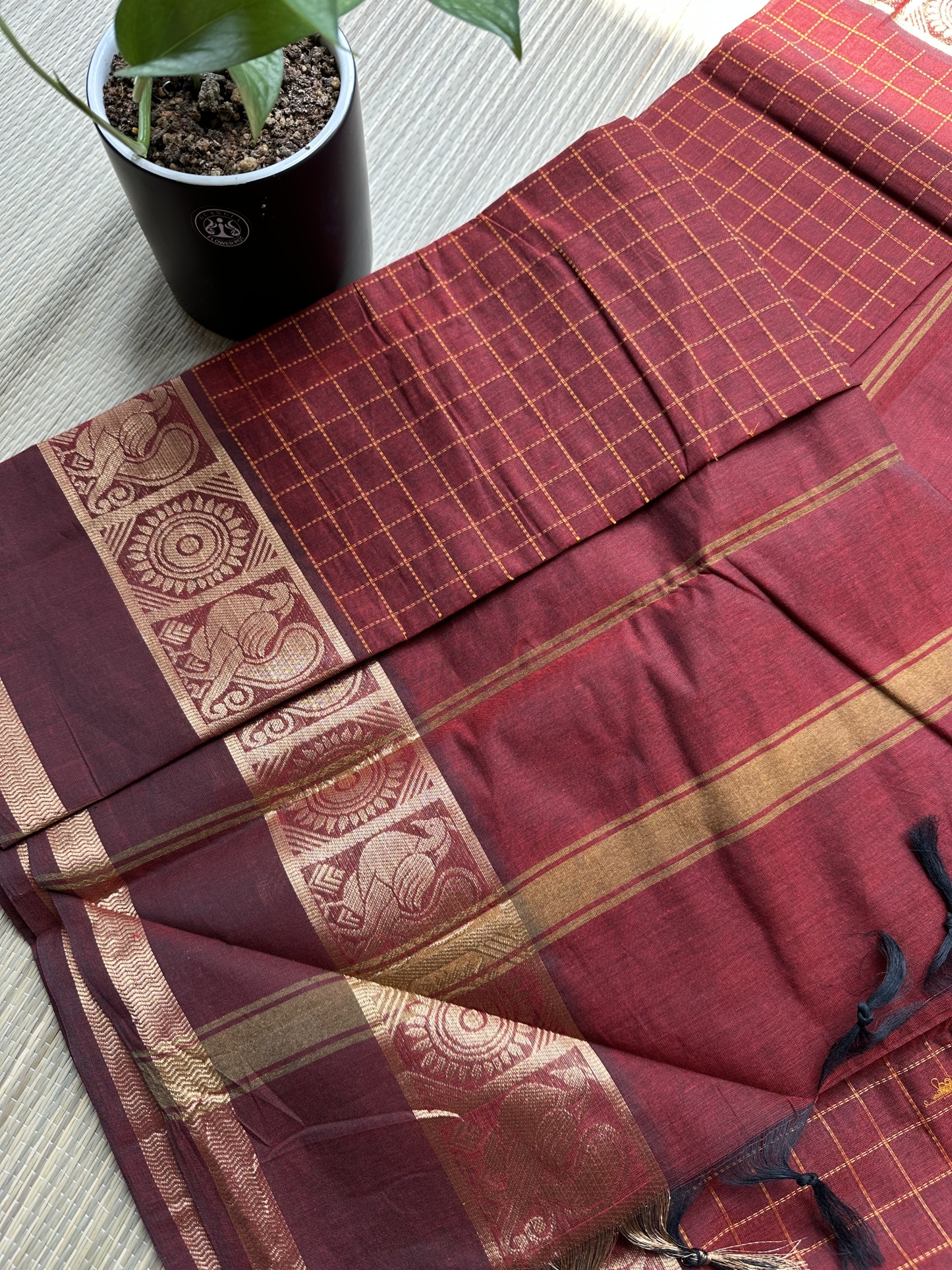 Kanchi Cotton Saree