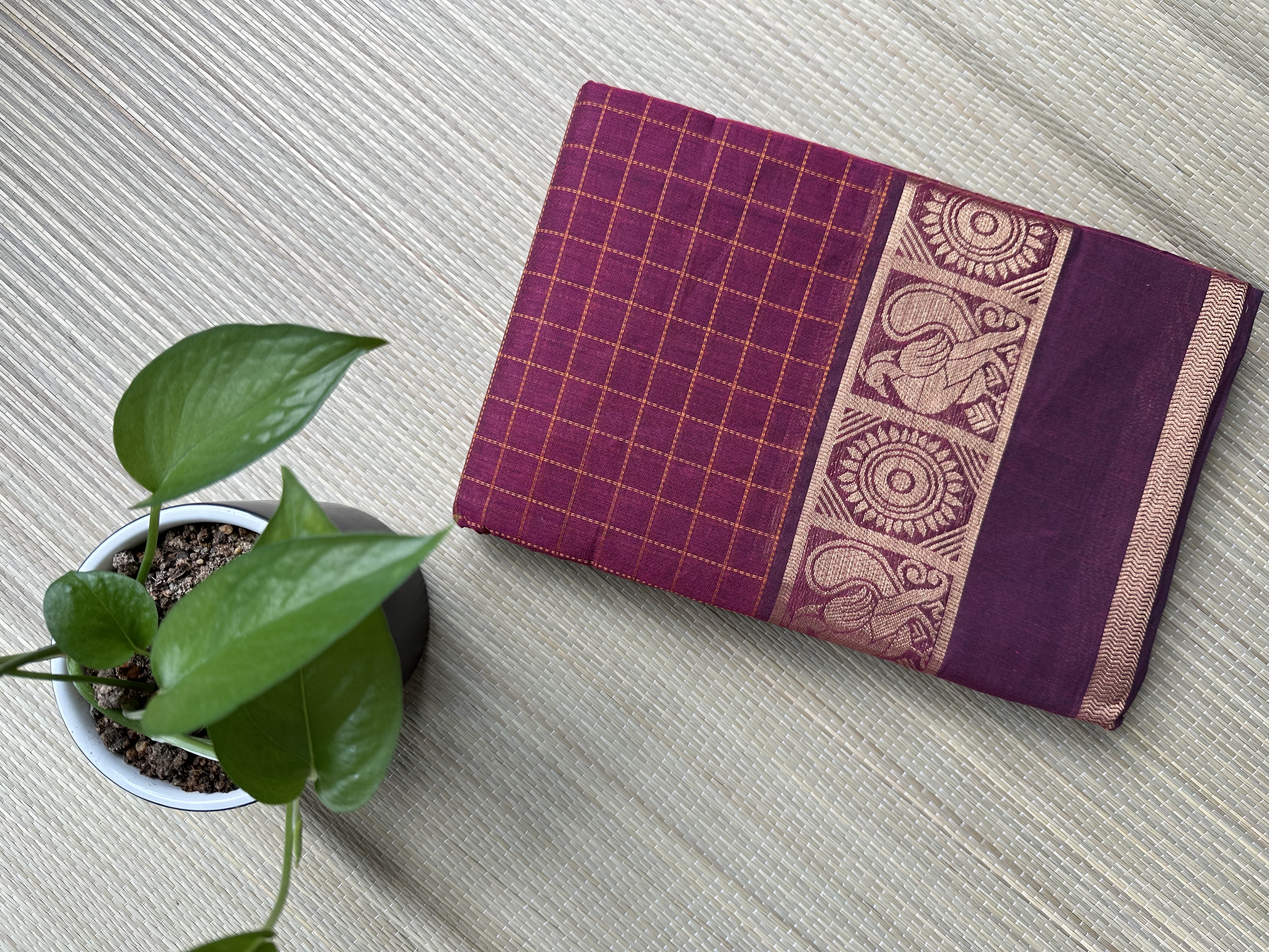 Kanchi Cotton Saree