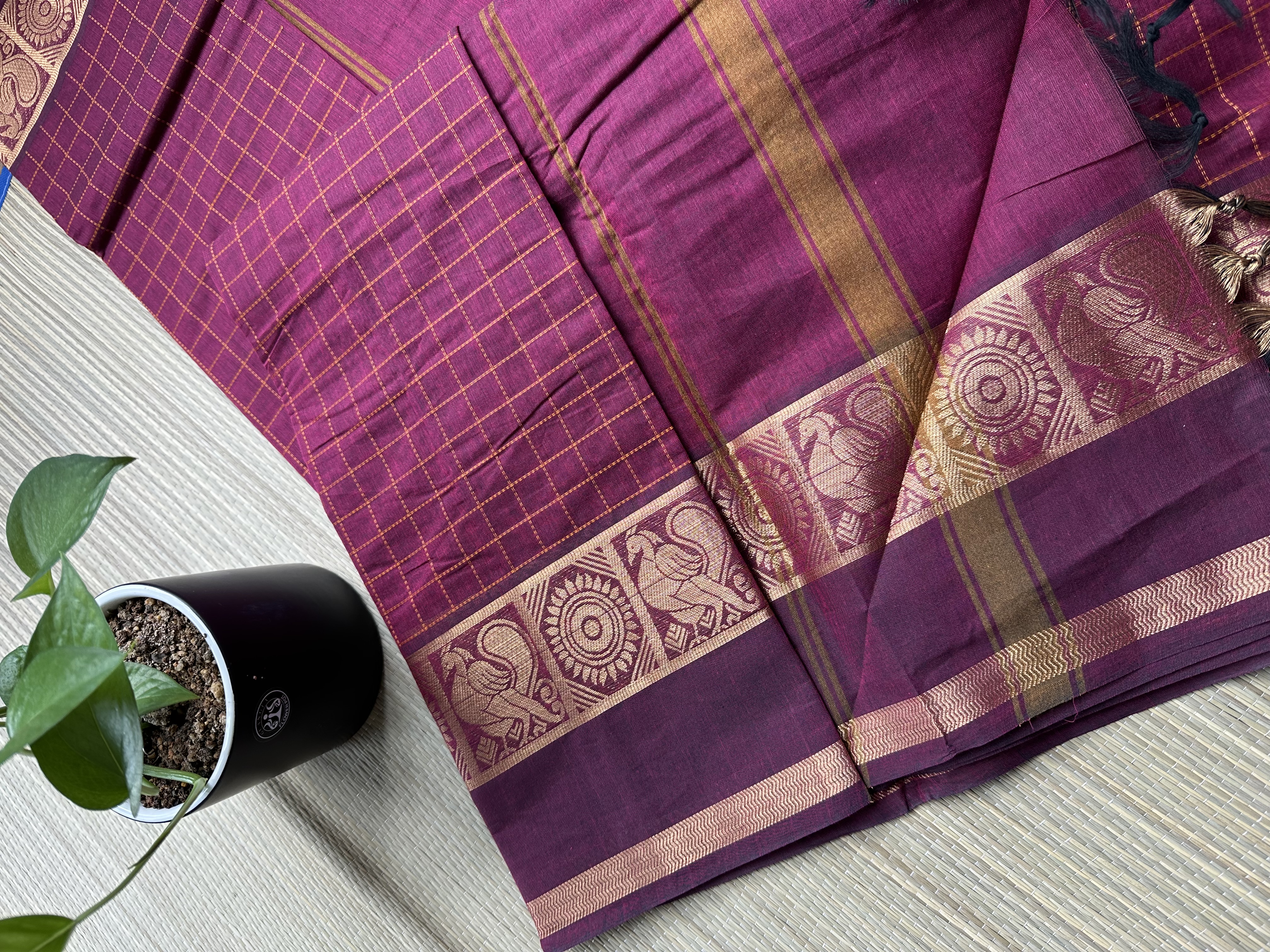 Kanchi Cotton Saree