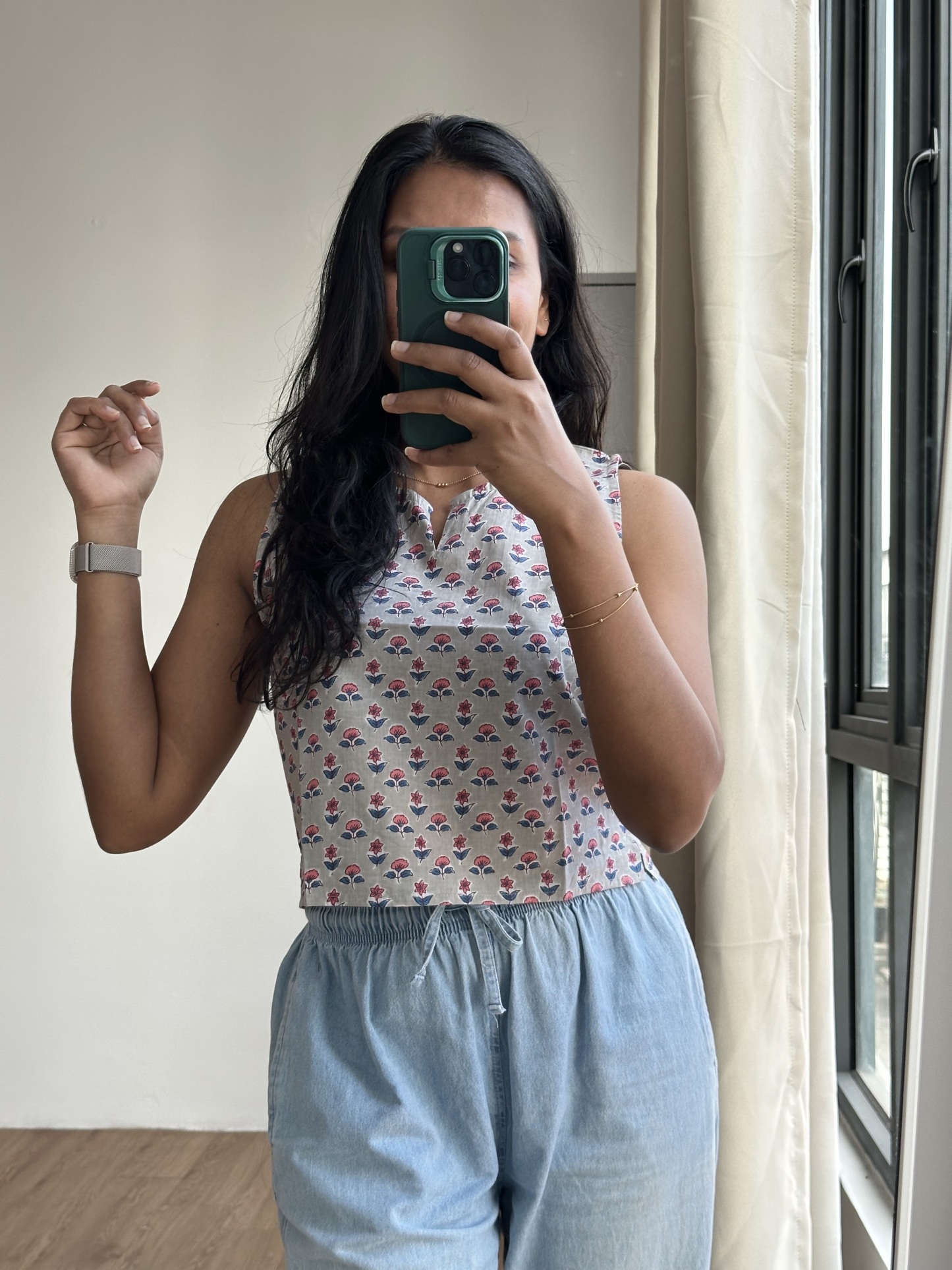 Cotton Crop Top (Grey)