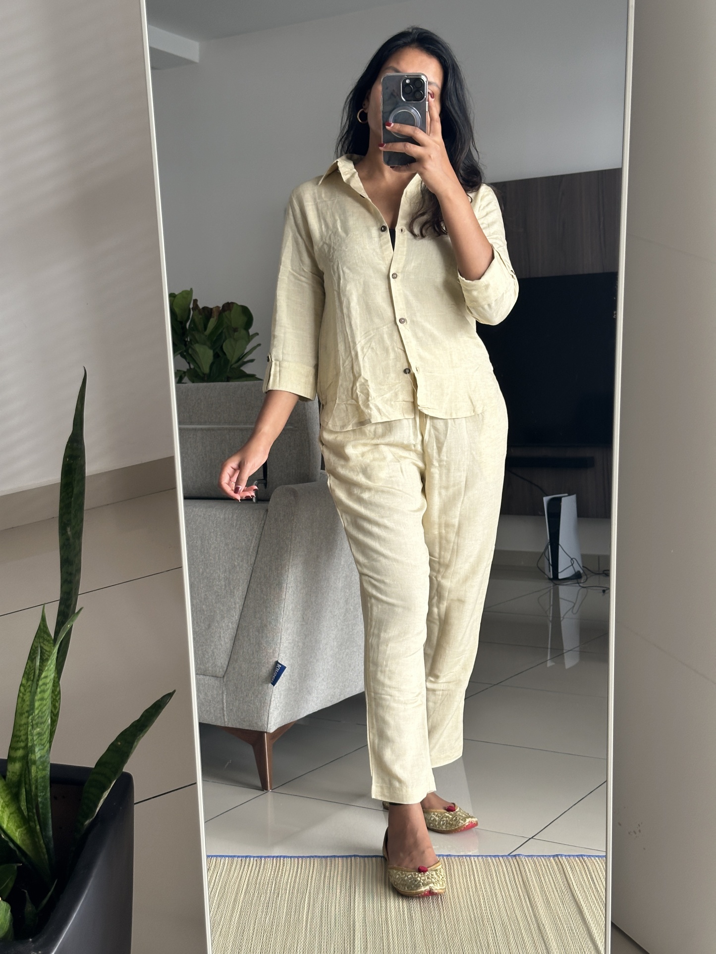 Casual Wear Linen Co ord Set
