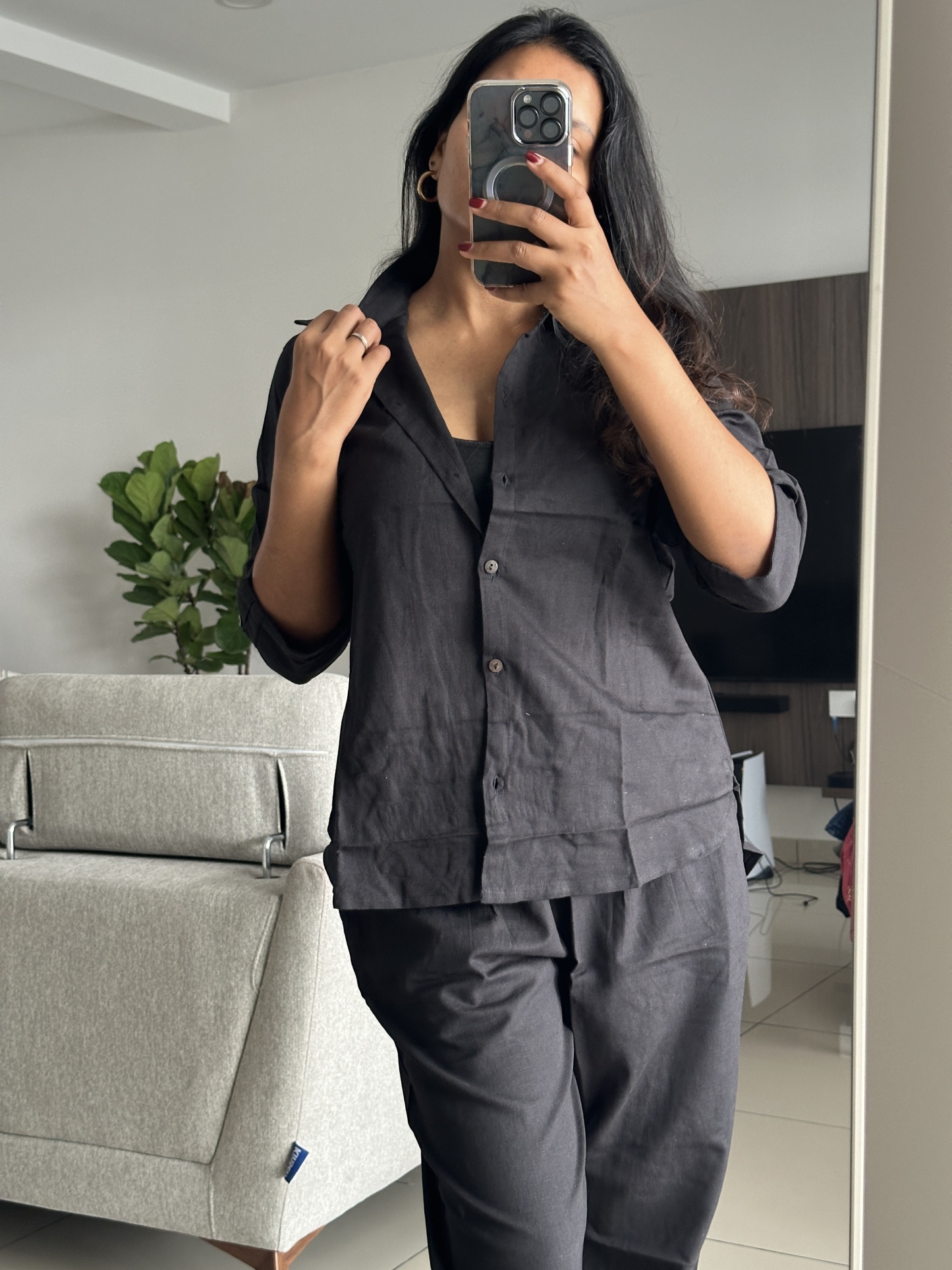 Casual Wear Linen Co ord Set