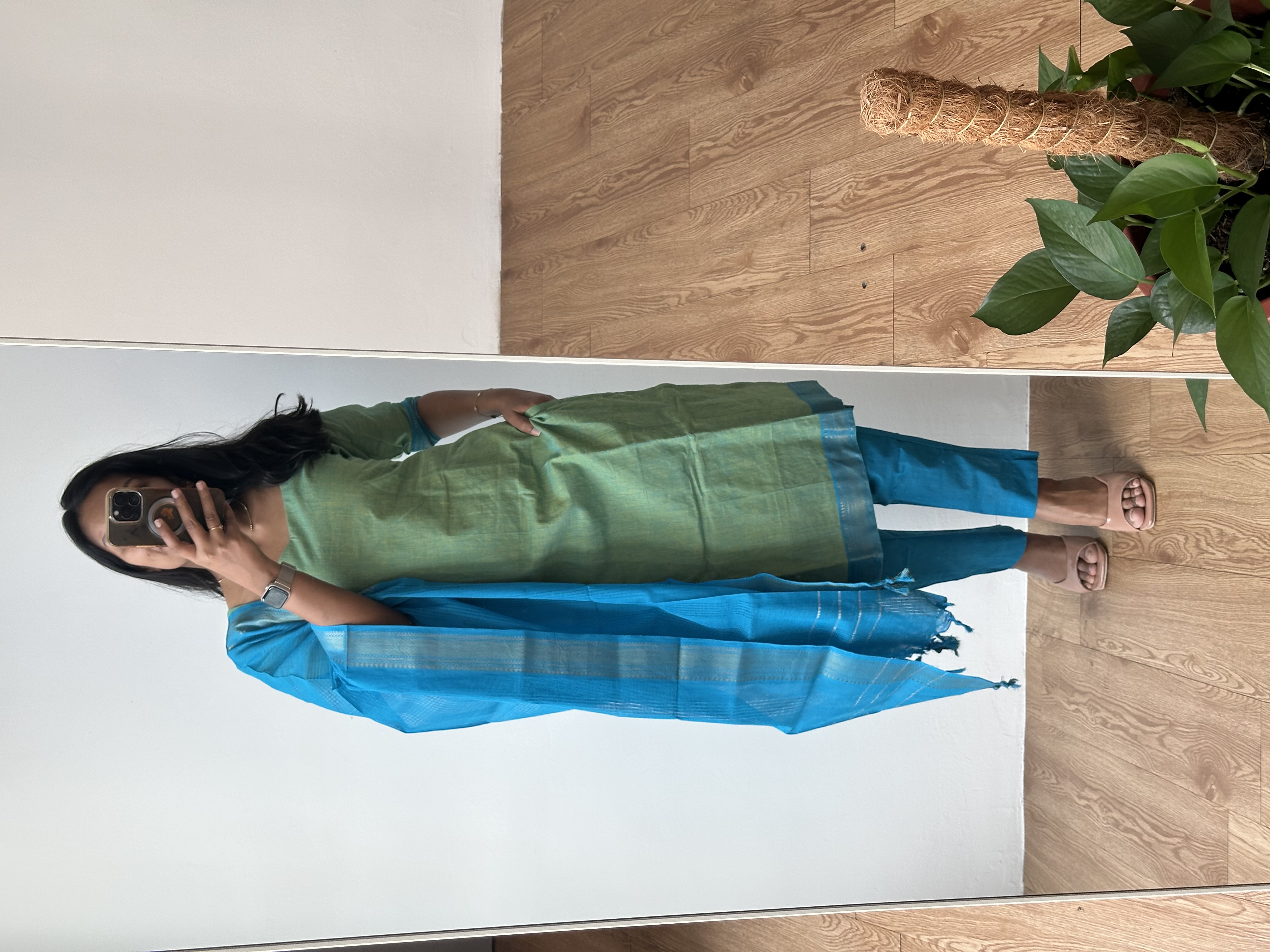 Mangalagiri Cotton Suit