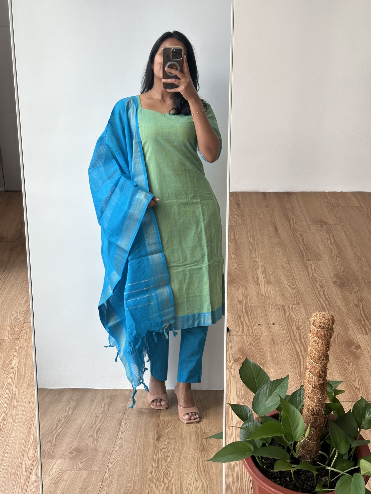 Mangalagiri Cotton Suit