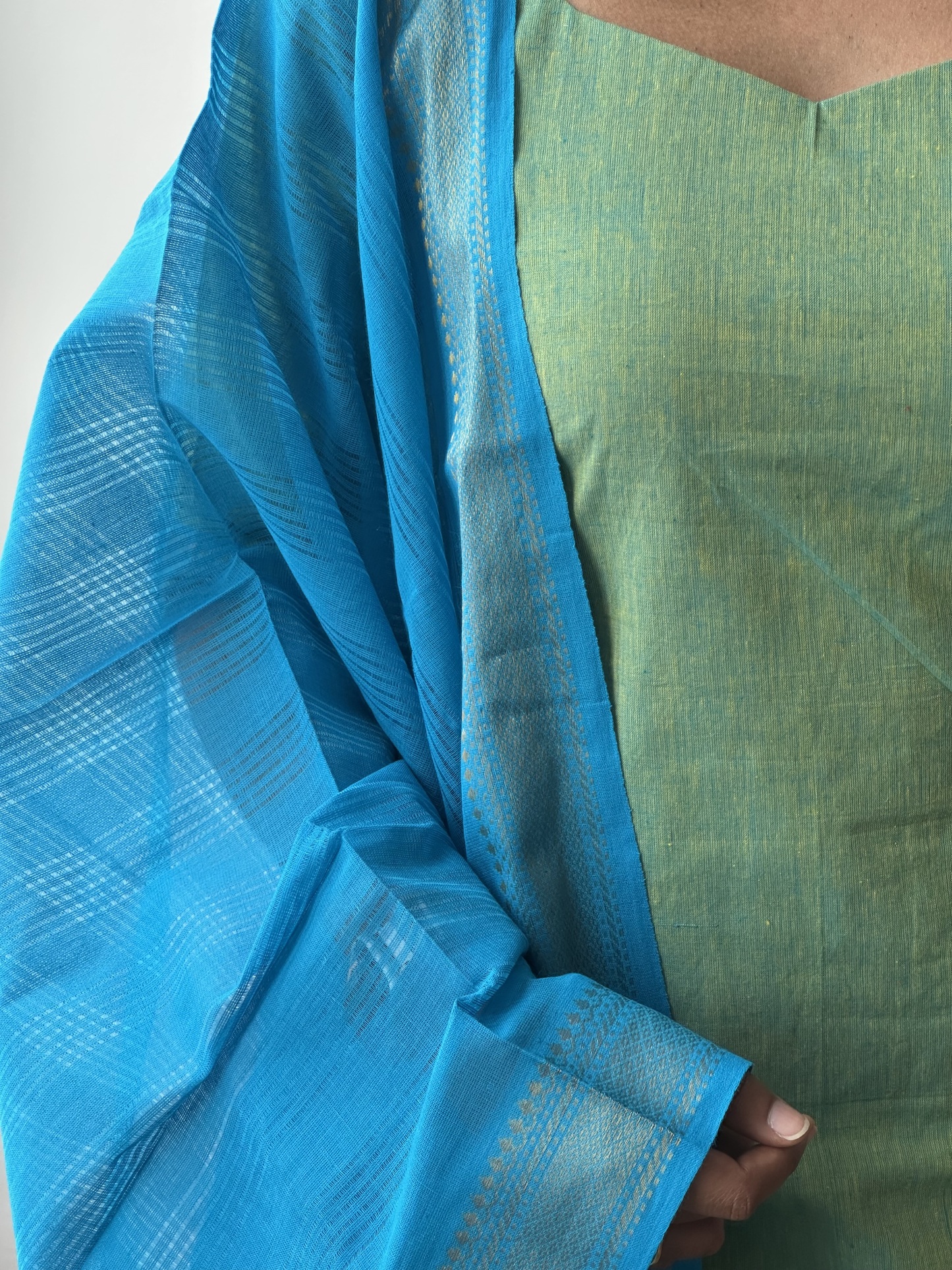 Mangalagiri Cotton Suit