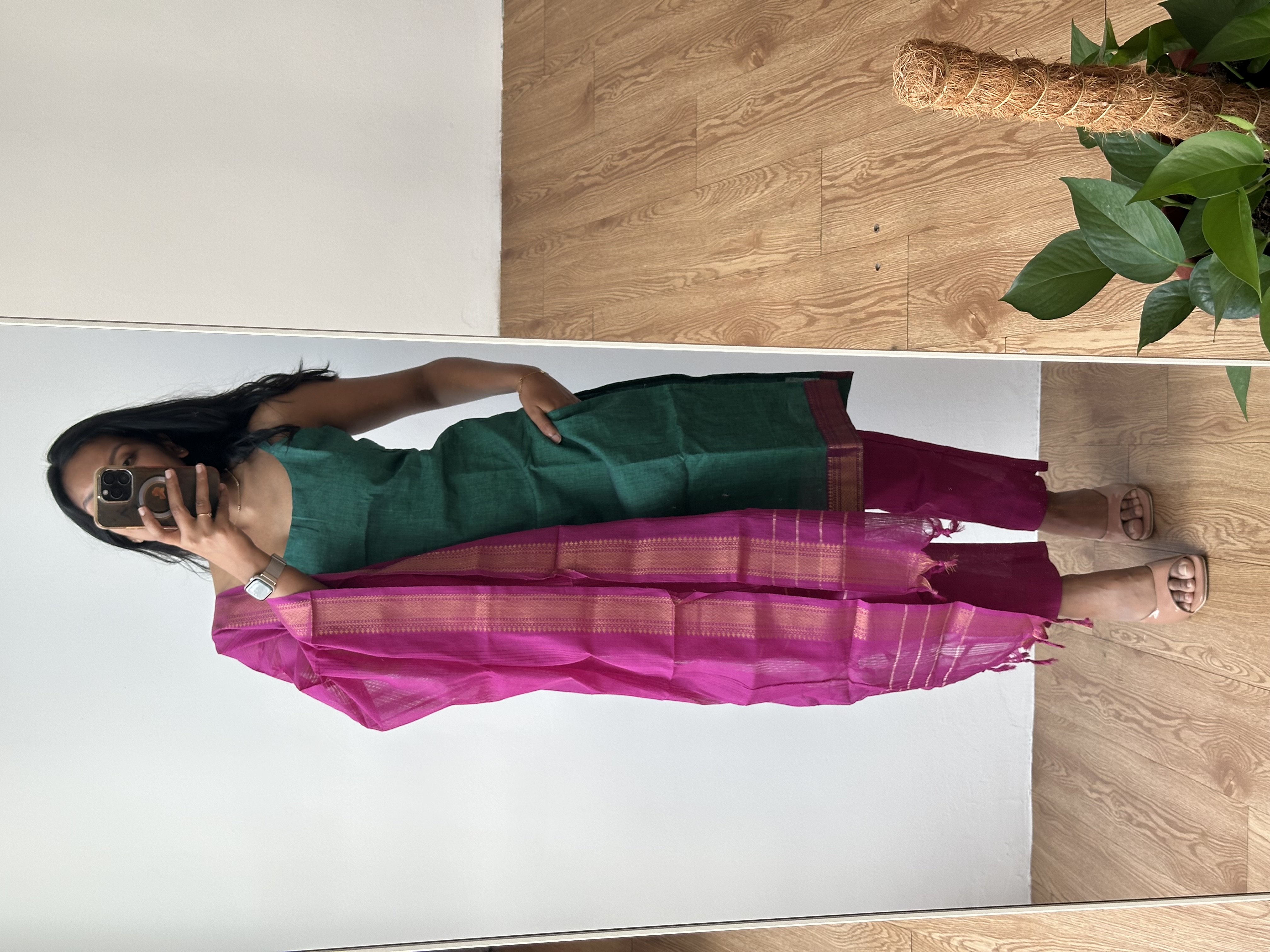 Mangalagiri Cotton Suit