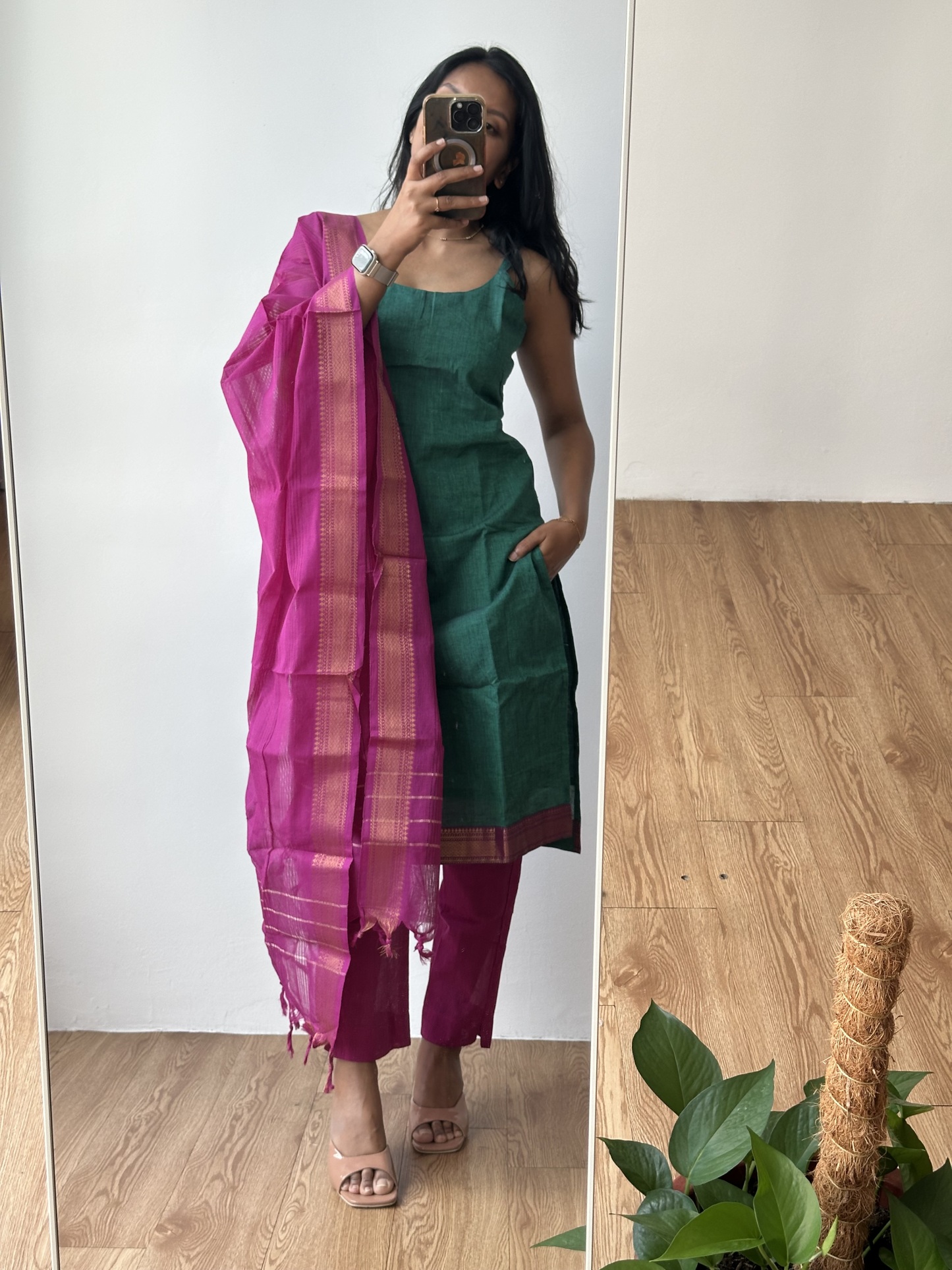 Mangalagiri Cotton Suit